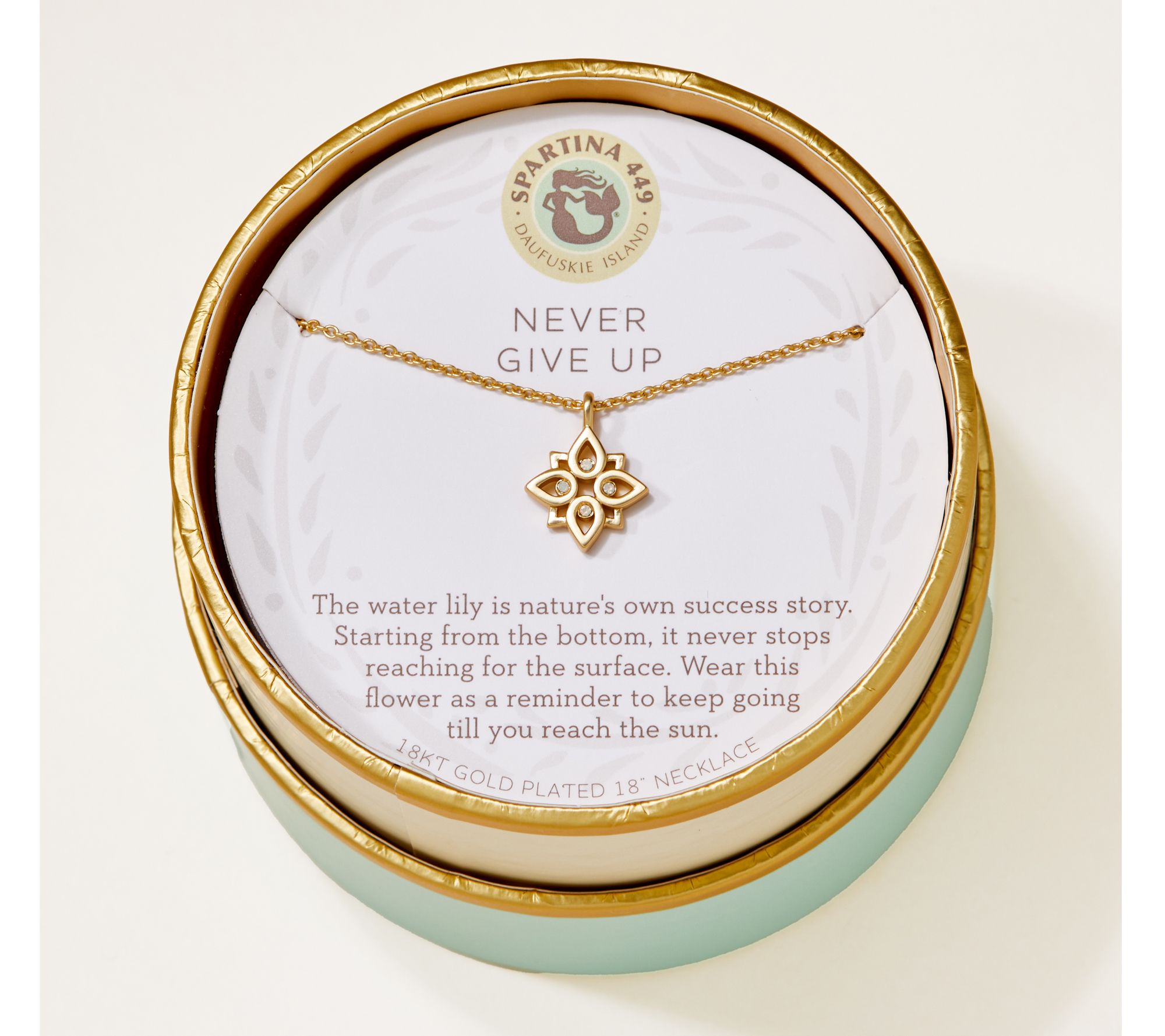 Spartina 449 Sea La Vie Never Give Up Necklace