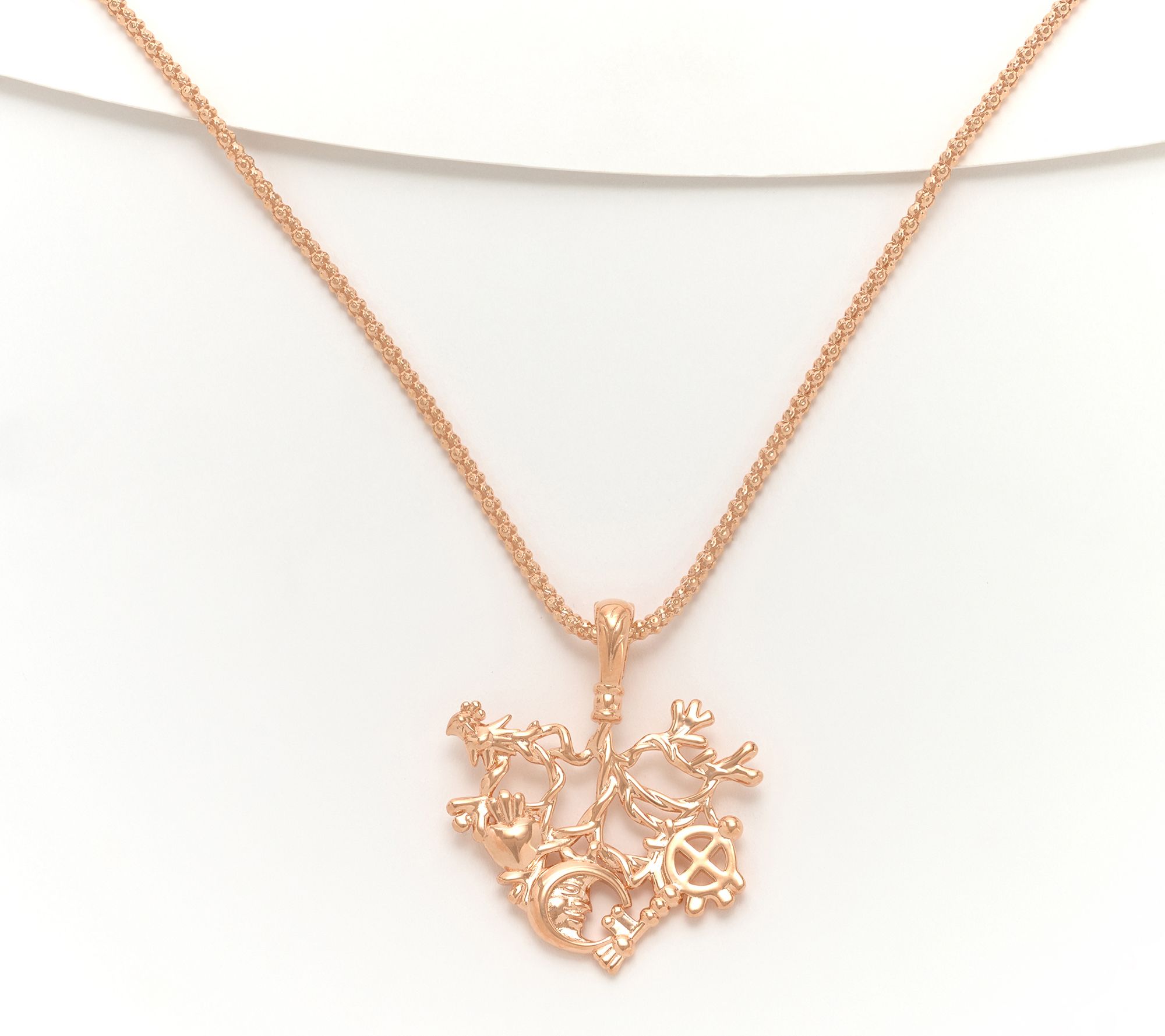 "As Is" David Markstein Sterl Silver Jane Cimaruta Pendant w/Chain
