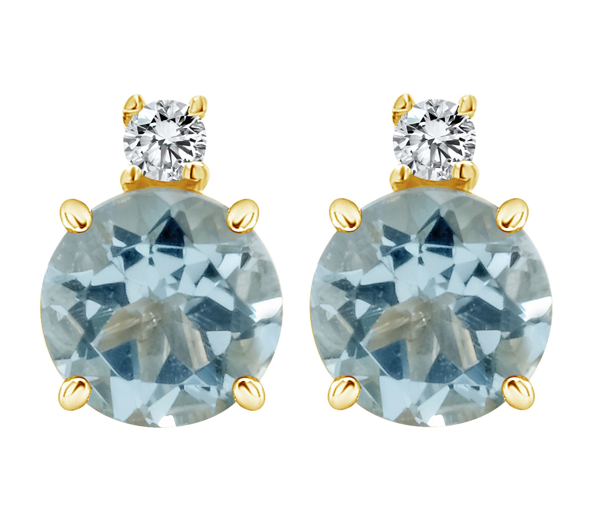 Qvc sale aquamarine earrings