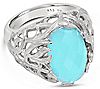 Ariva Sterling Silver Turquoise Doublet Ring