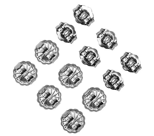Carolyn Pollack Sterling Set of 12 Earring Clut ches