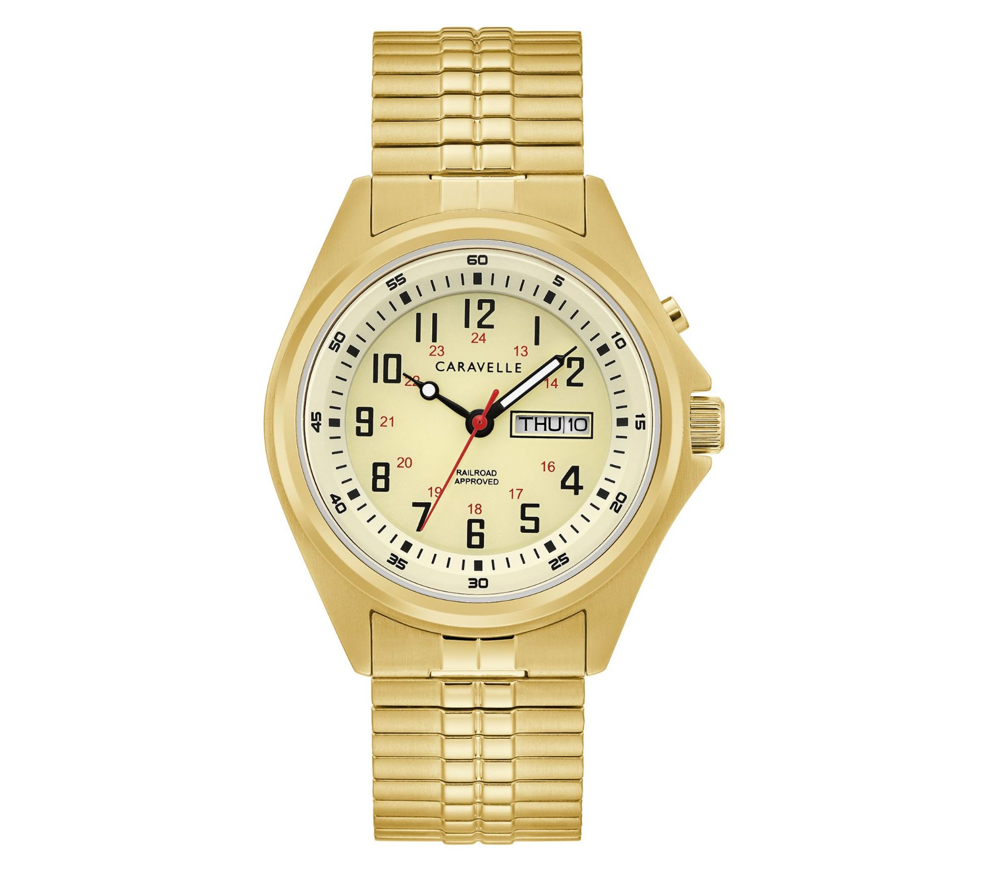 Caravelle by Bulova Men's Goldtone Expansion Band Watch