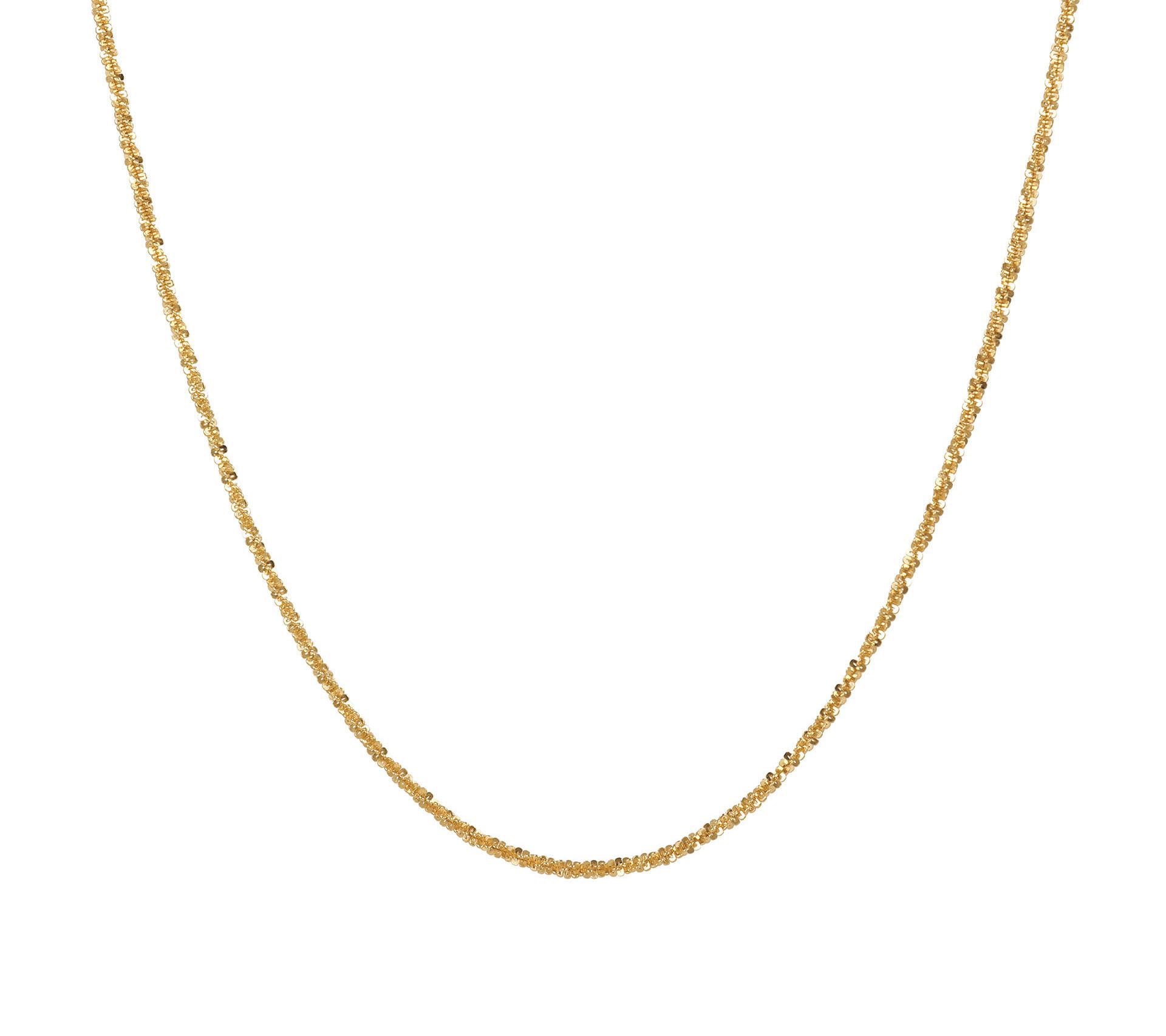 Veronese 18K Clad 22" Margherita Chain Necklace, 4.9g