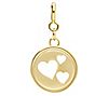Elyse Ryan 14K Gold-Clad Open Heart Charm
