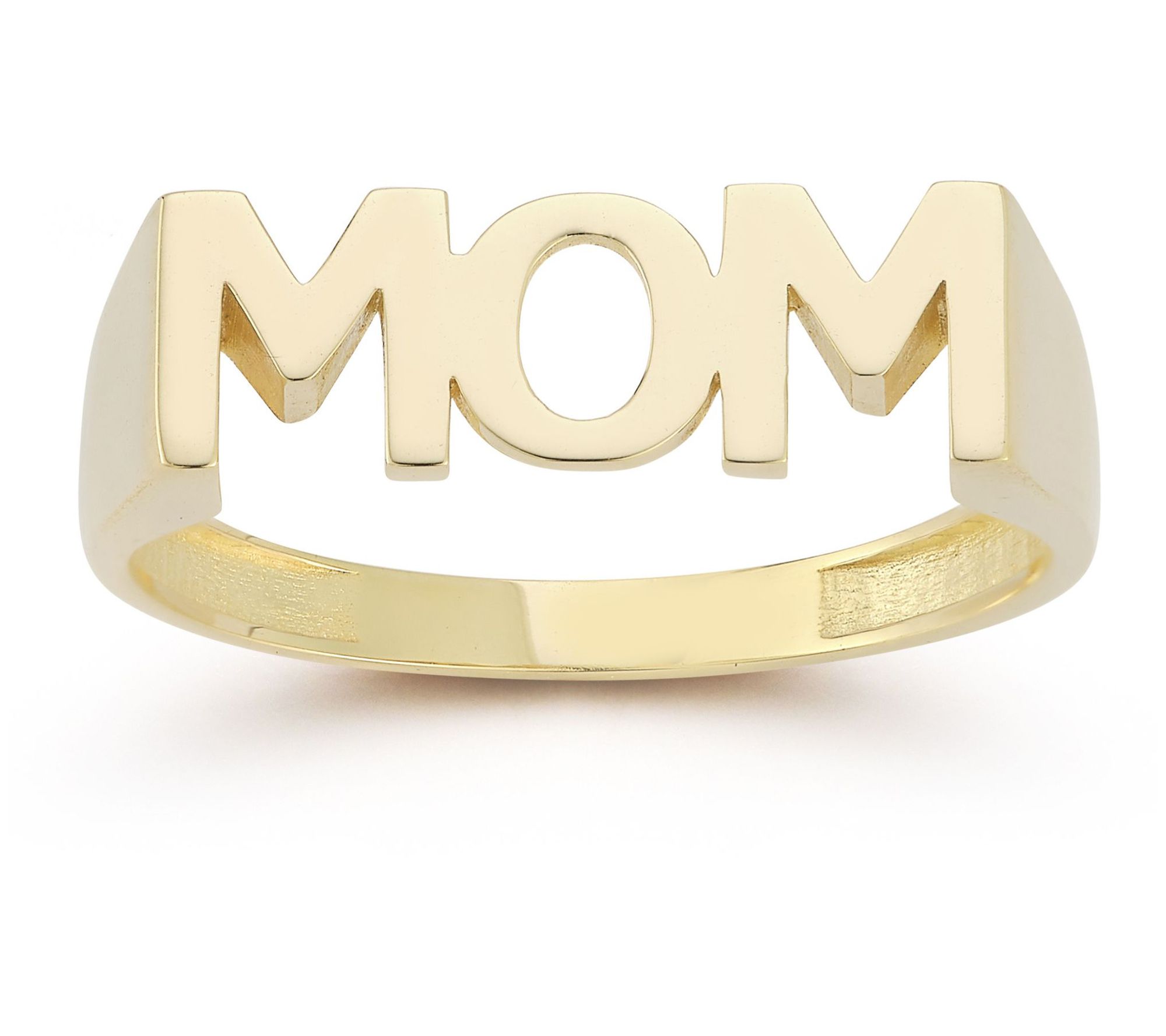 Luminosa Gold Mom Band Ring, 14K