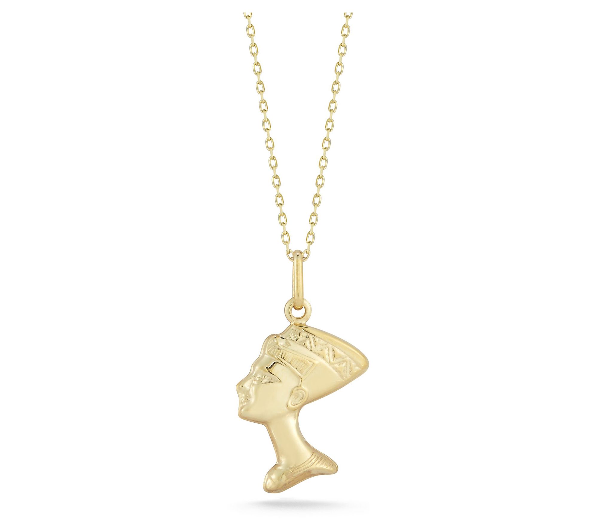 14k gold online nefertiti necklace