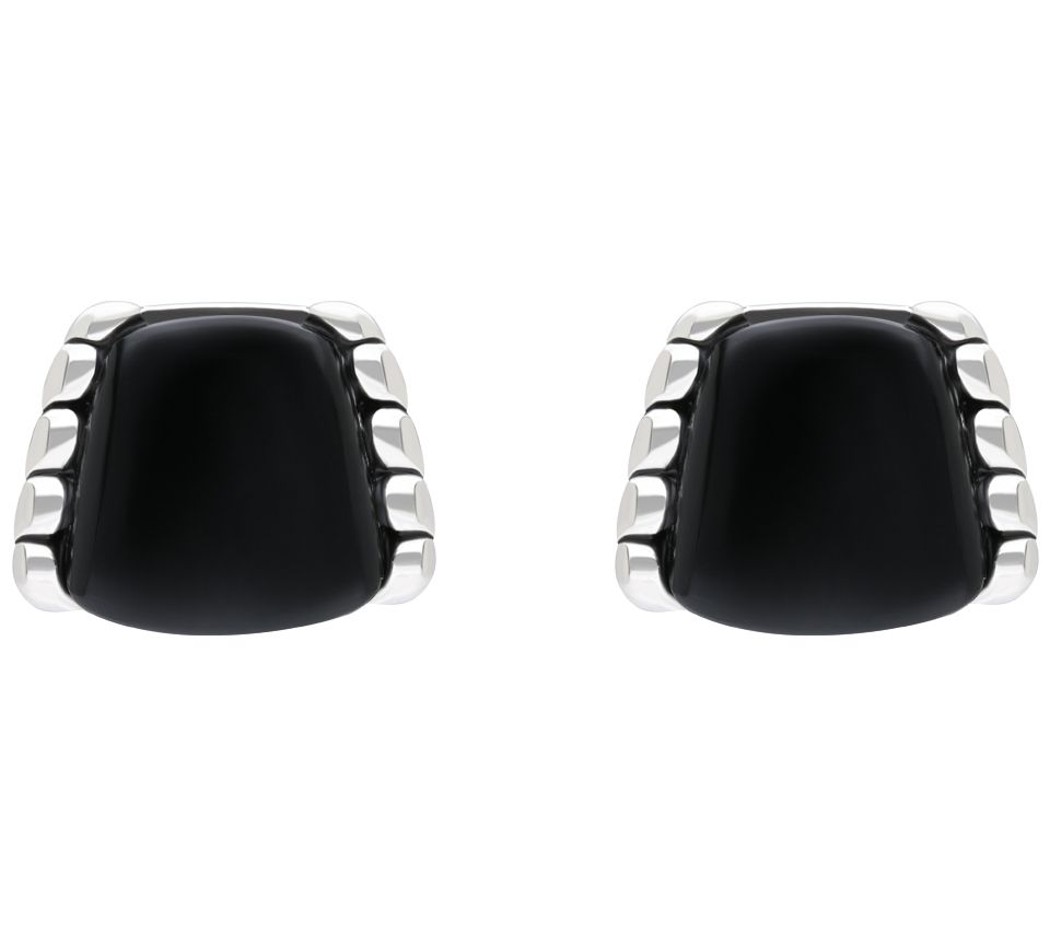 Tiffany Kay Studio Sterling Herringbone Gemstone Stud Earrings