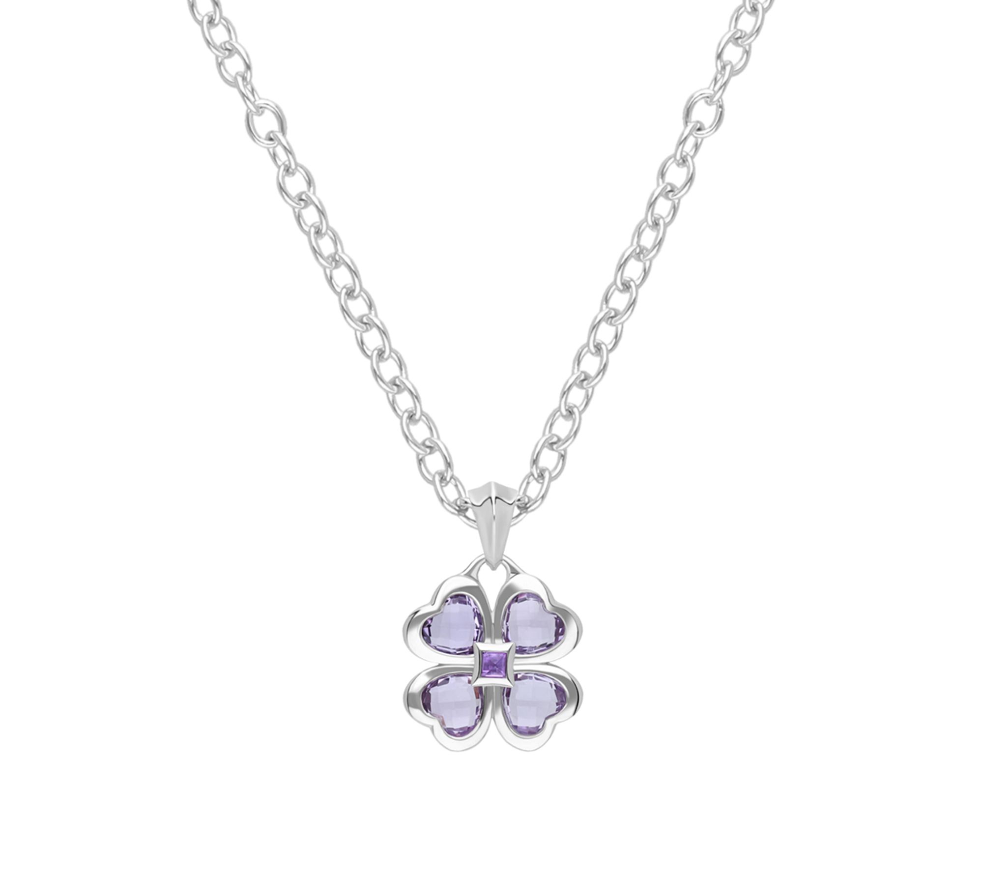 Margo Manhattan Sterling Silver Amethyst ChloeNecklace