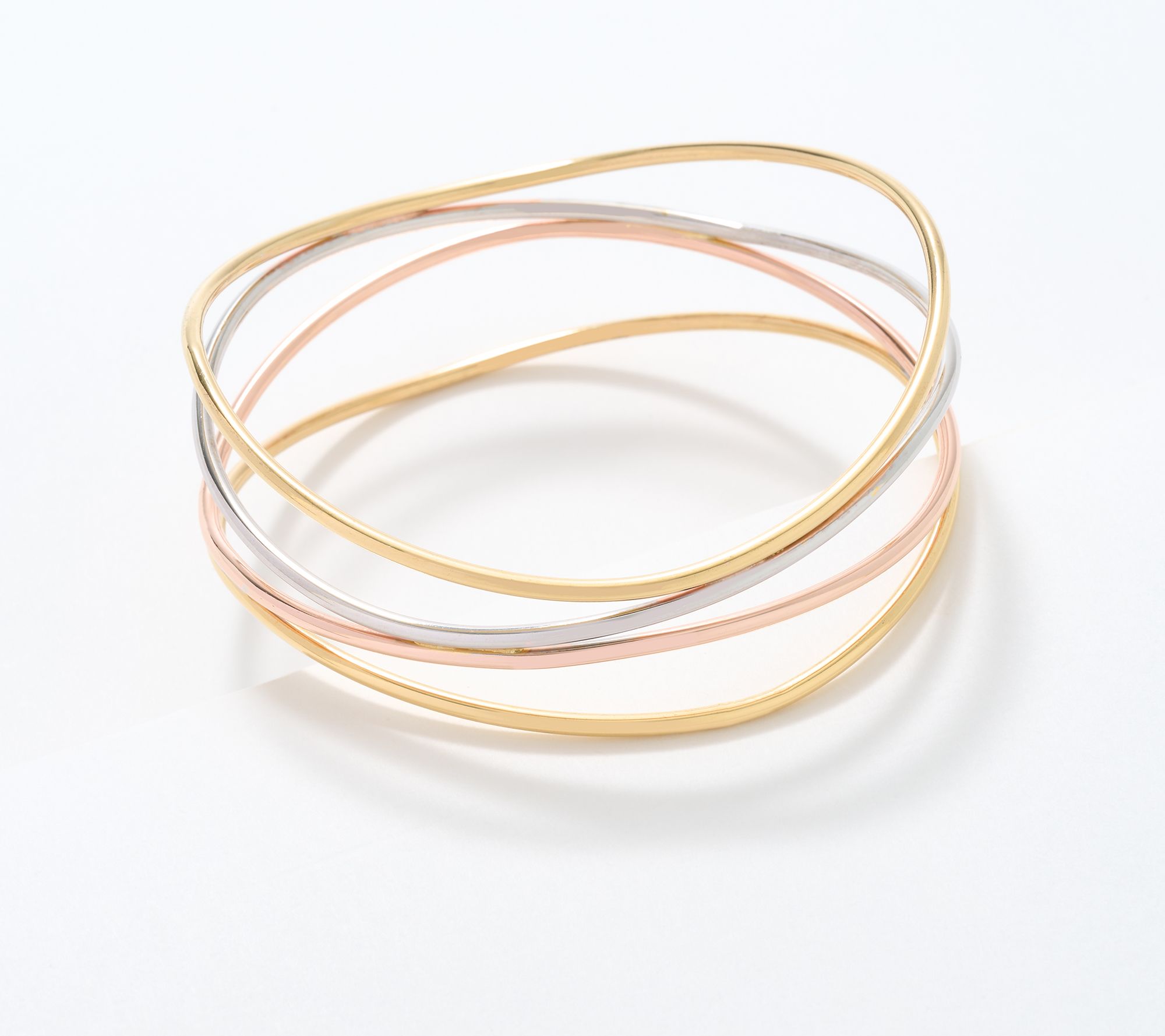 David Markstein Sterling Silver Multi Fine Line Bangle