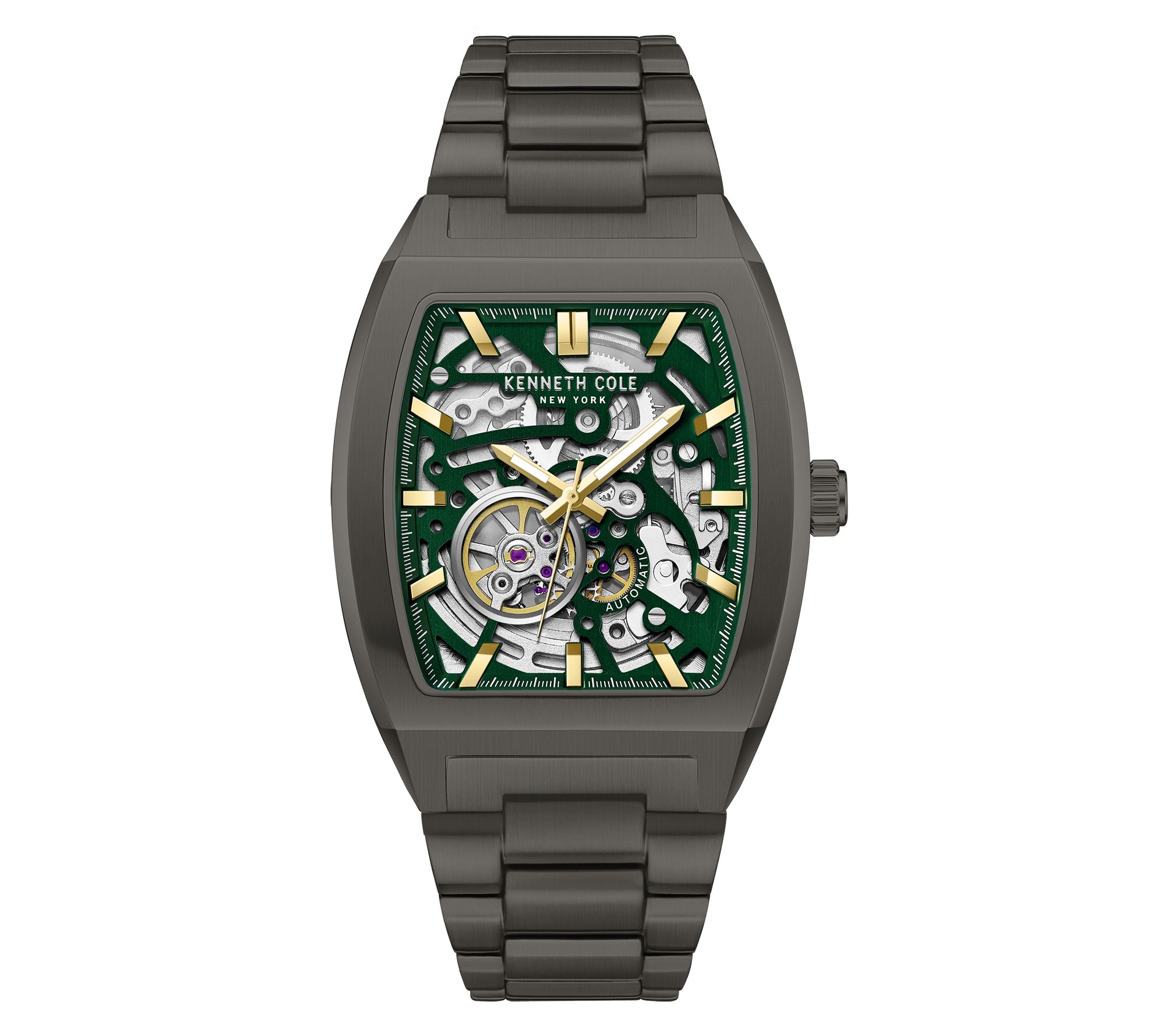 Kenneth Cole New York Men's Automatic GunmetalStrap Watch