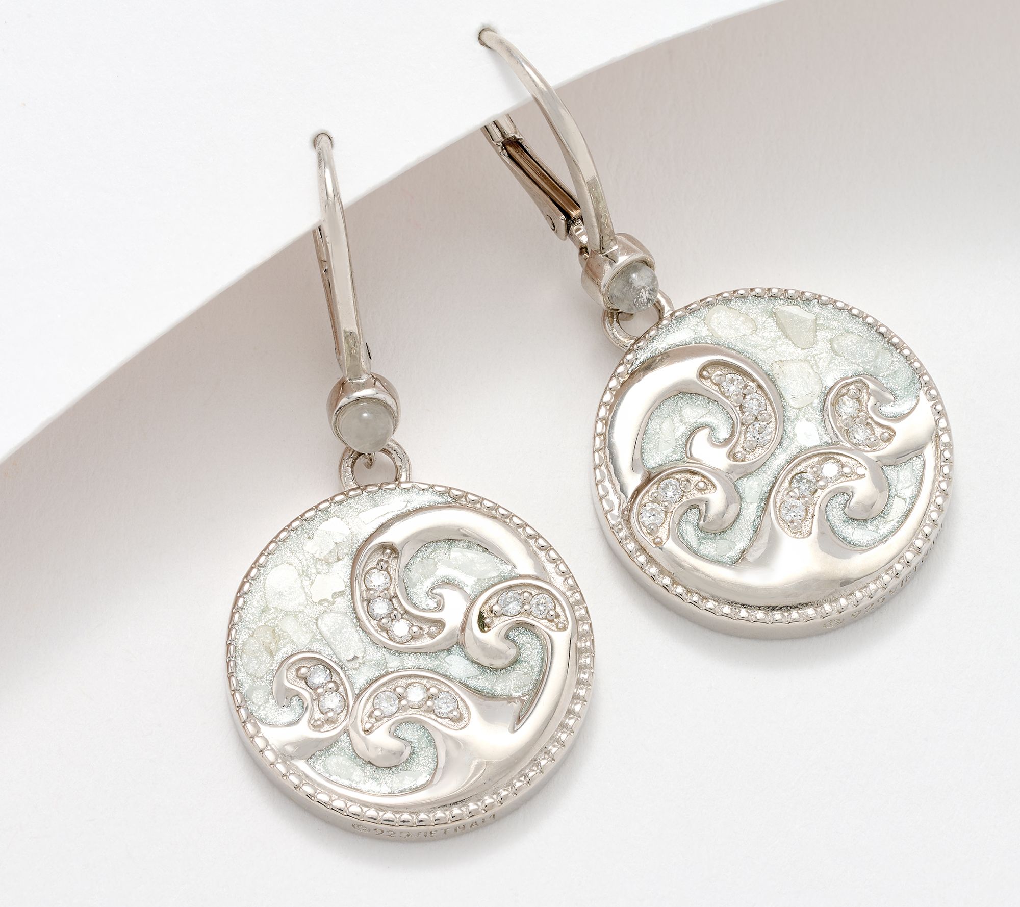 Kirks Folly Stardust Diamond Infinite Wave Earring