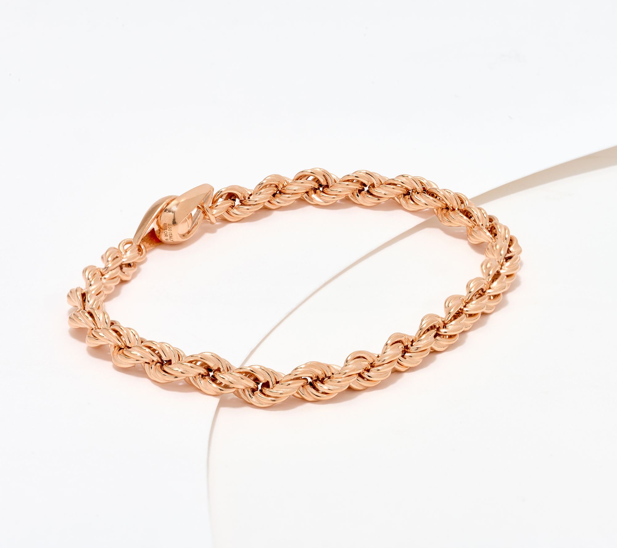 "As Is" UltraFine 950 Silver Rope Chain Magnetic Bracelet