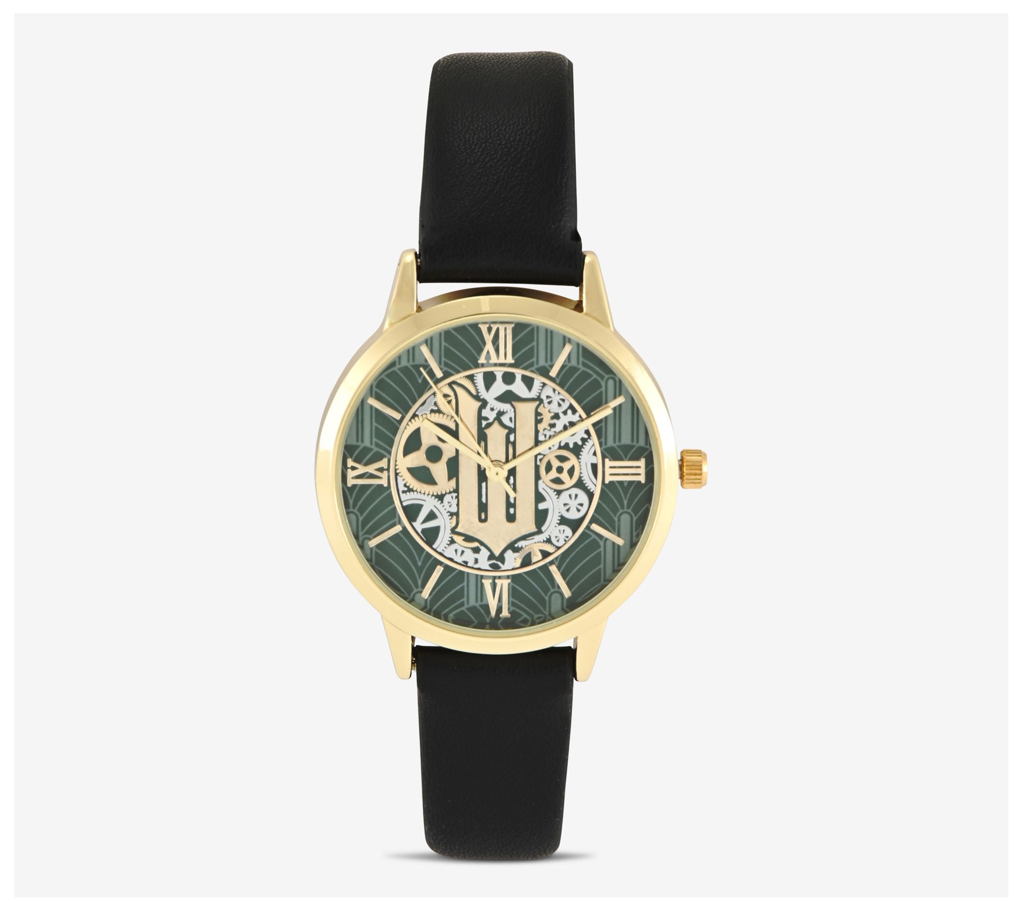 Wicked Women's Goldtone Black Strap Watch