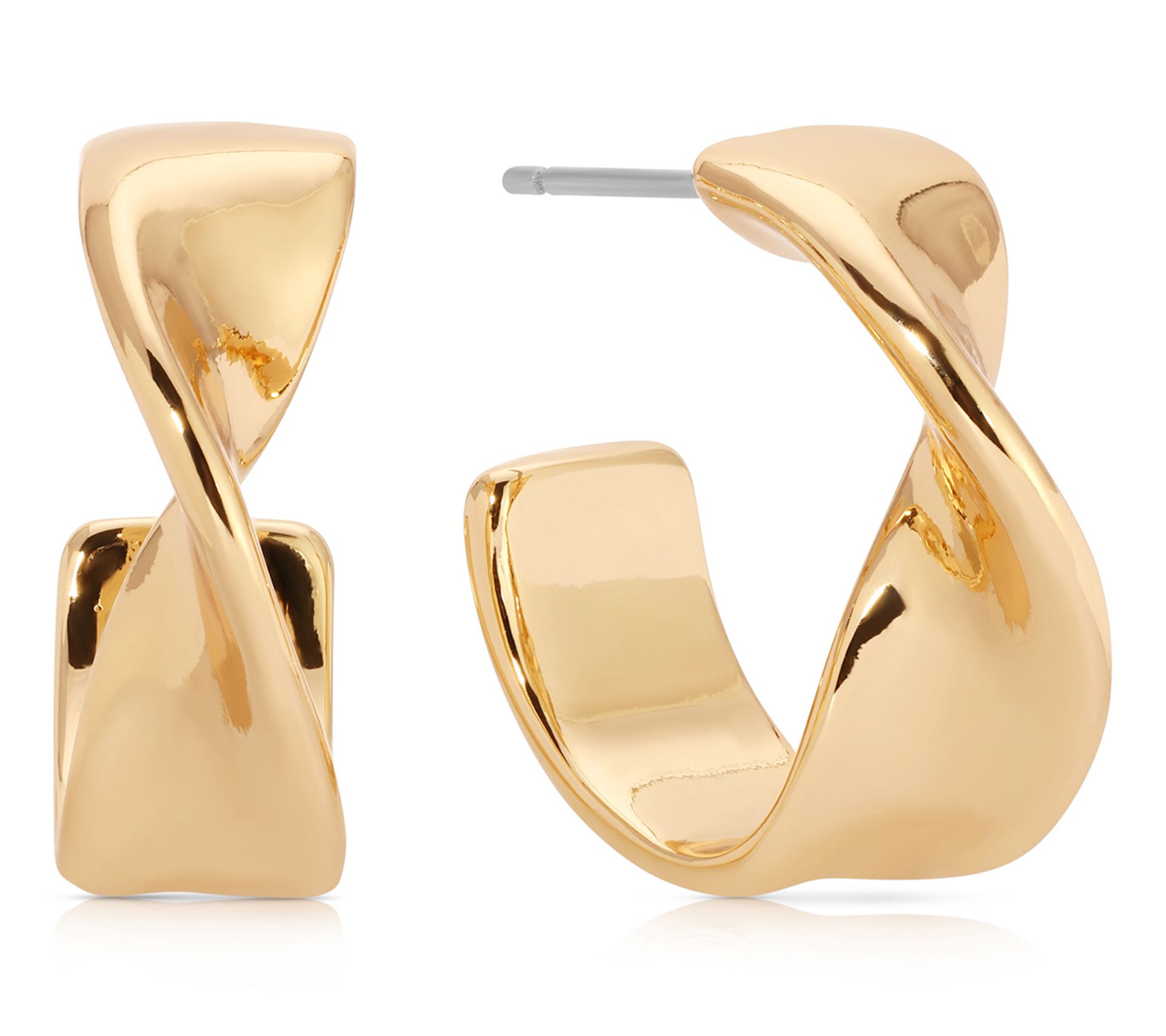 Ettika Heirloom Small Twist Hoop Earrings