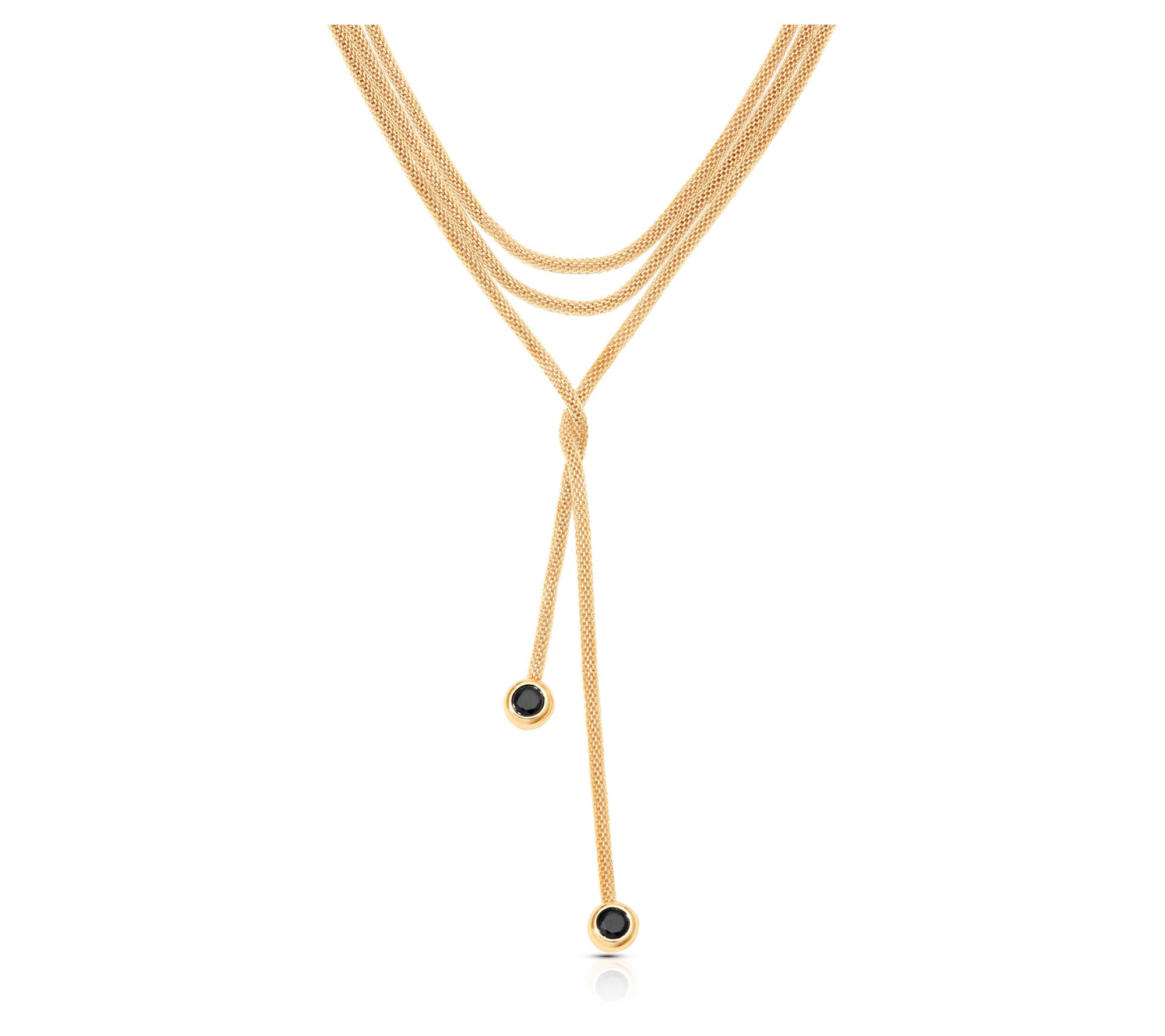 Ettika Forever Tied Lariat Necklace