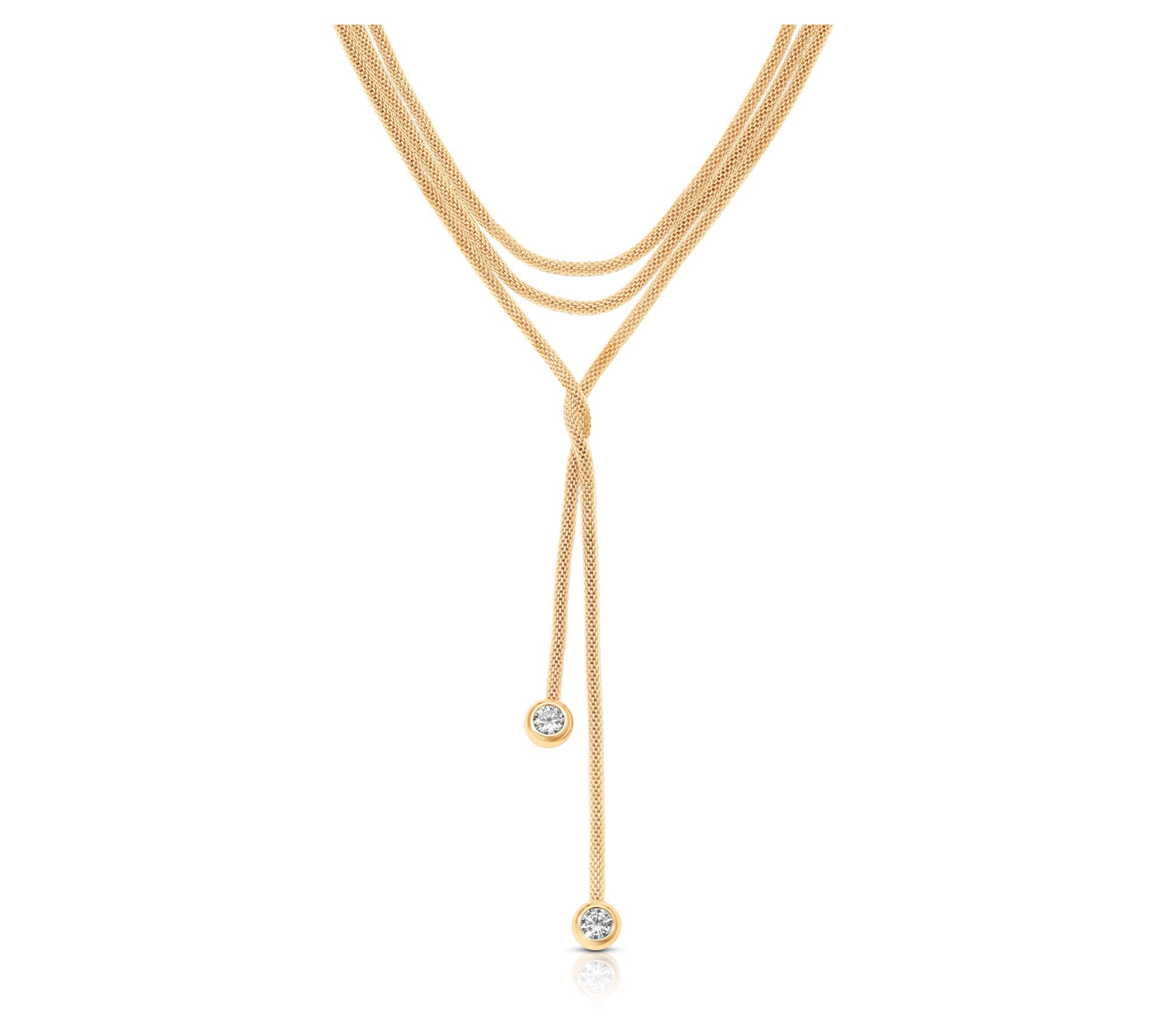 Ettika Forever Tied Lariat Necklace