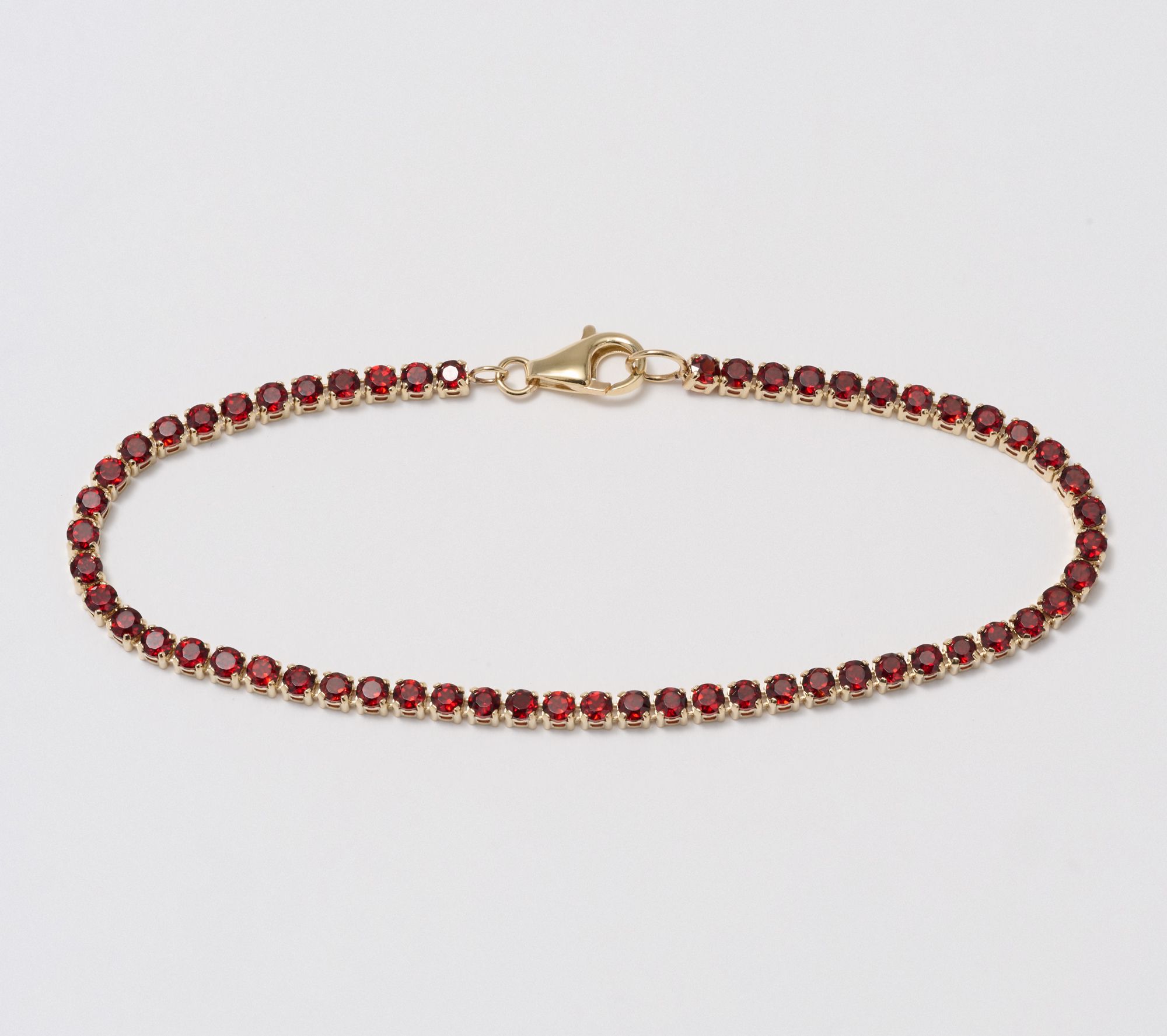 Effy 14K Gold Garnet Tennis Bracelet