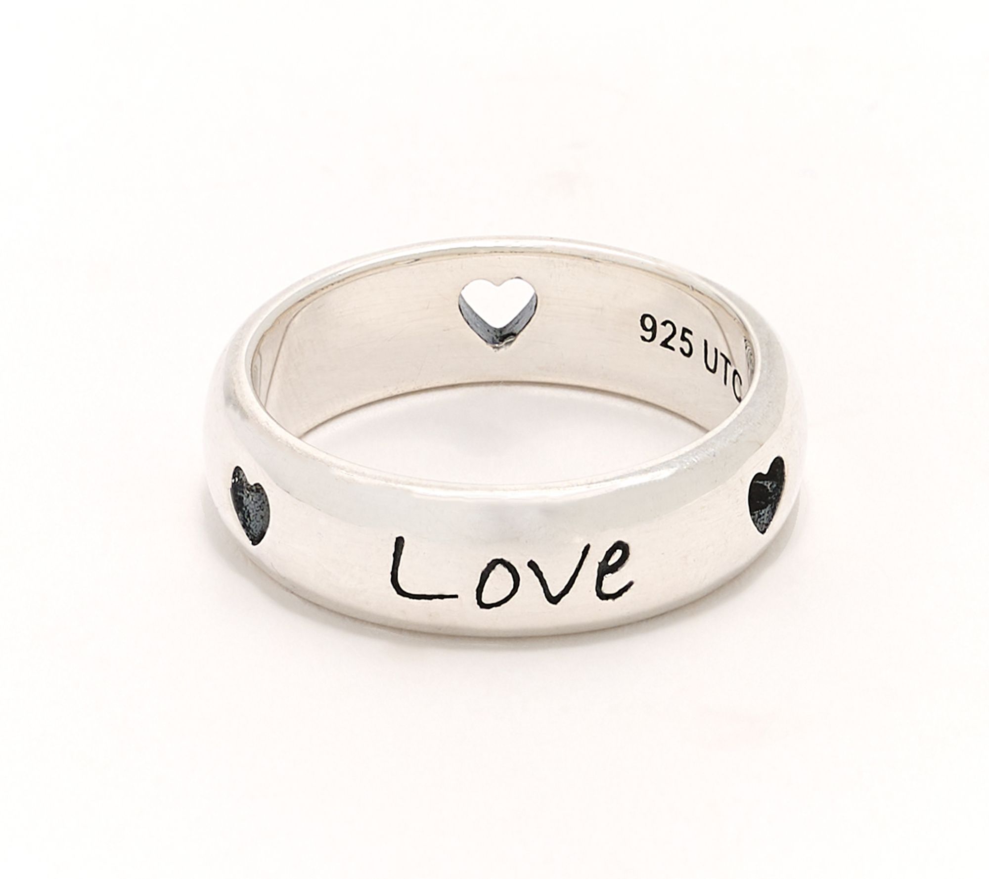 Christian James by Scott Grimes Sterling Silver Inspirational Message Ring