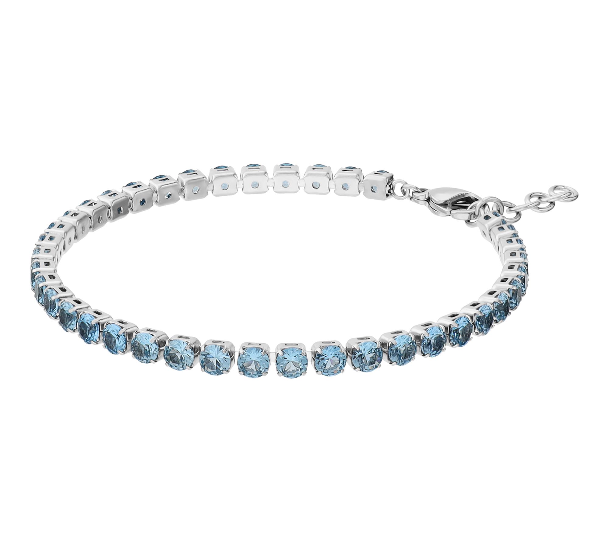 Steel by Design 9.75 cttw Tennis Bracelet