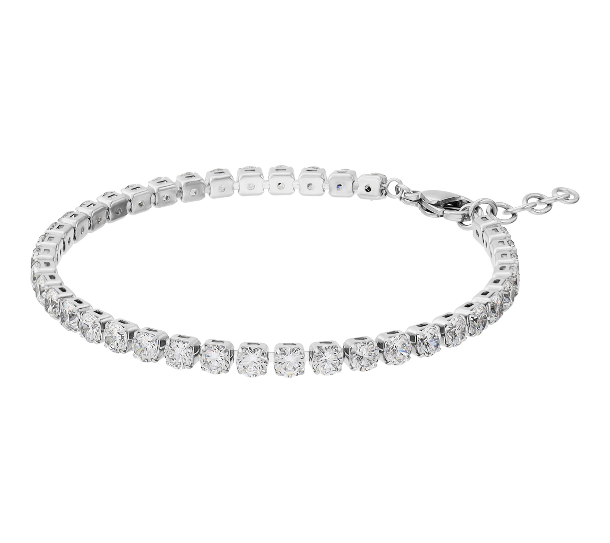 Steel by Design 9.75 cttw Tennis Bracelet