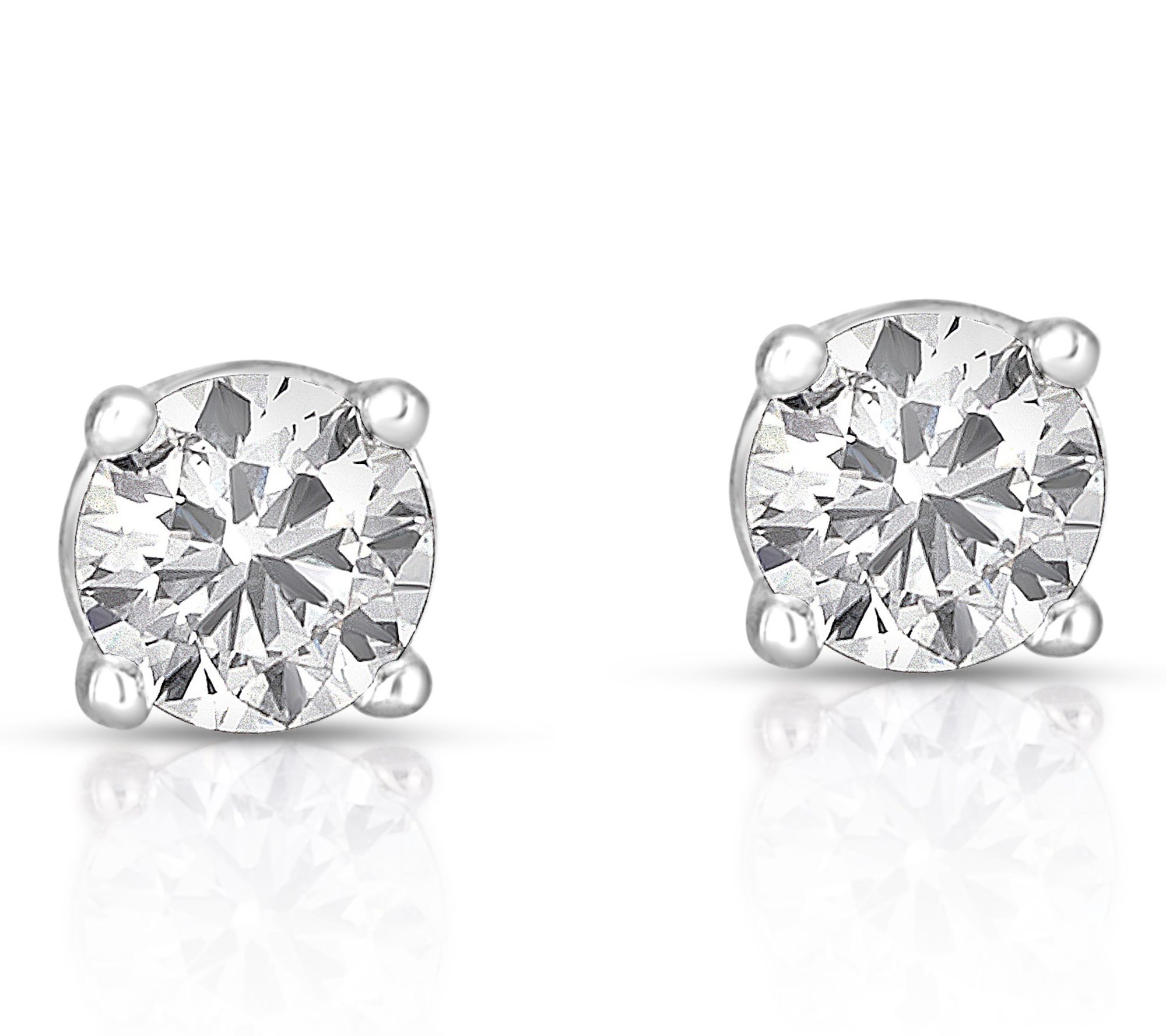 Fire Light 0.25 cttw Lab Grown Diamond Stud Earrings, 14K Gold