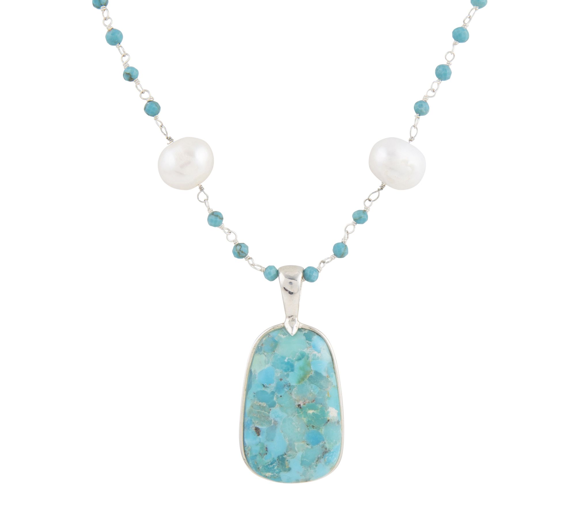Barse Artisan Crafted Madeleine Turquoise Neckl ce