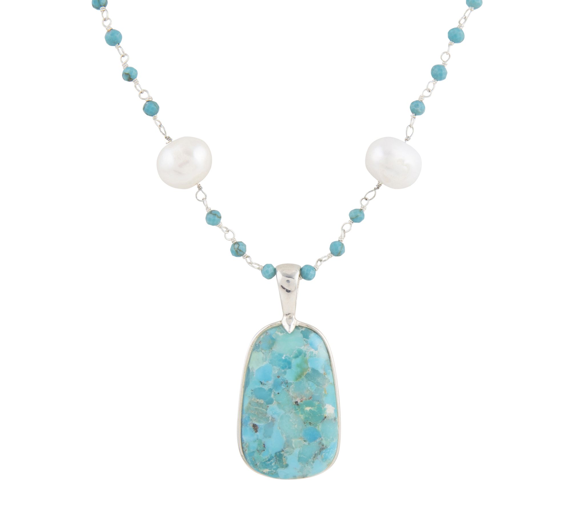 Barse Artisan Crafted Madeleine Turquoise Necklace