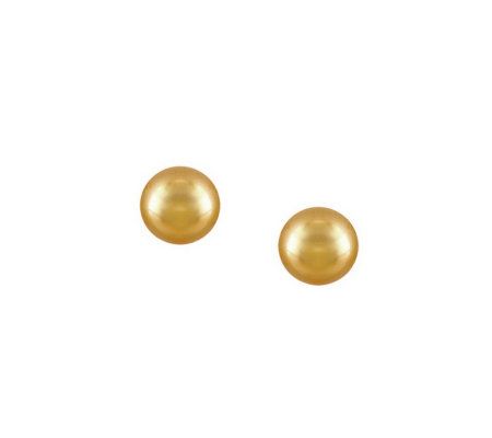 Polished 4.0mm Ball Stud Earrings, 14K Gold