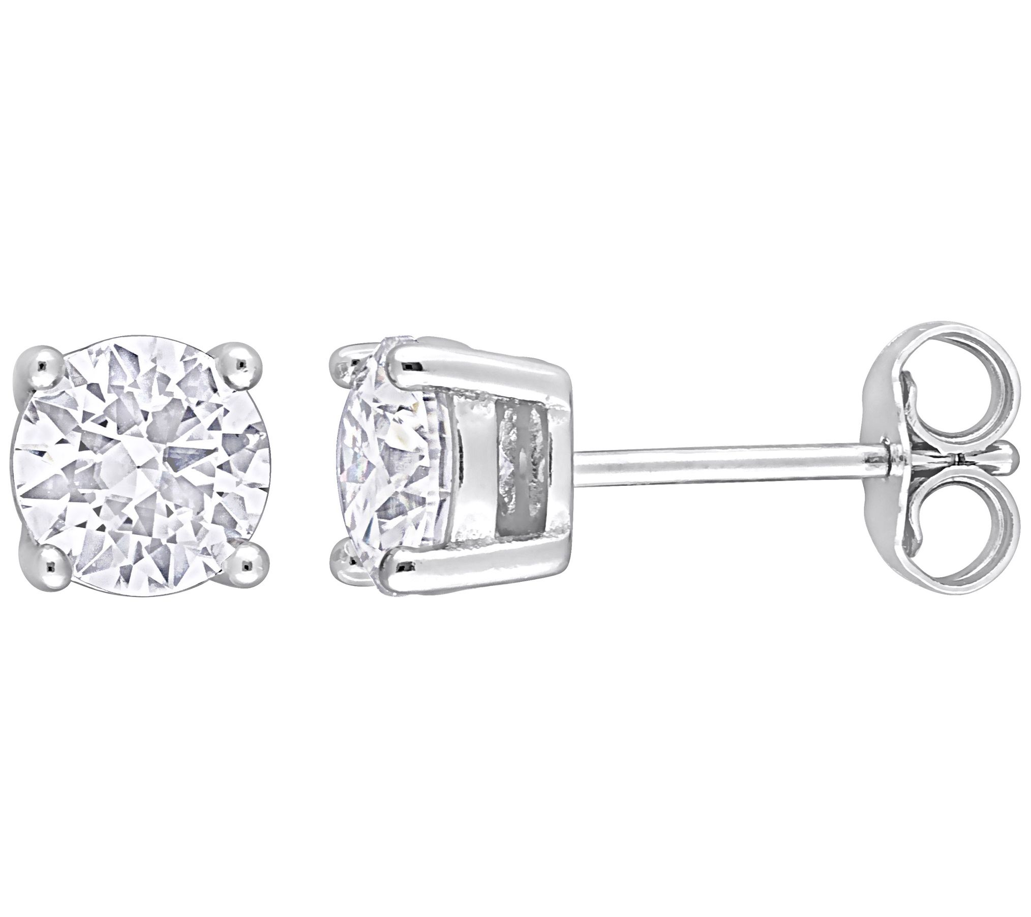 Qvc moissanite deals earrings