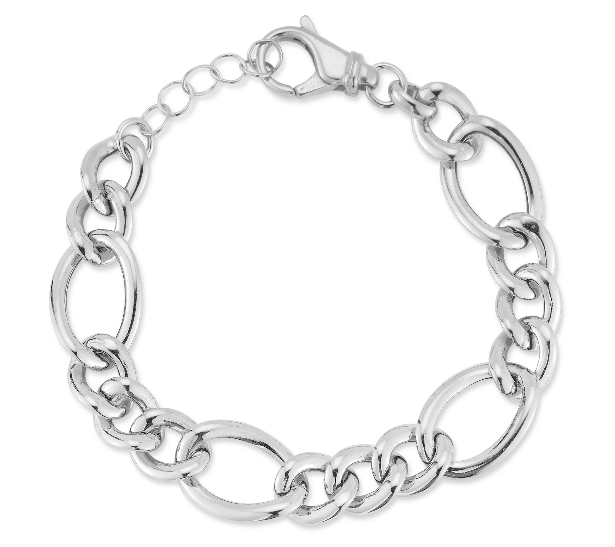 Italian Silver Figaro Link Bracelet, Sterling