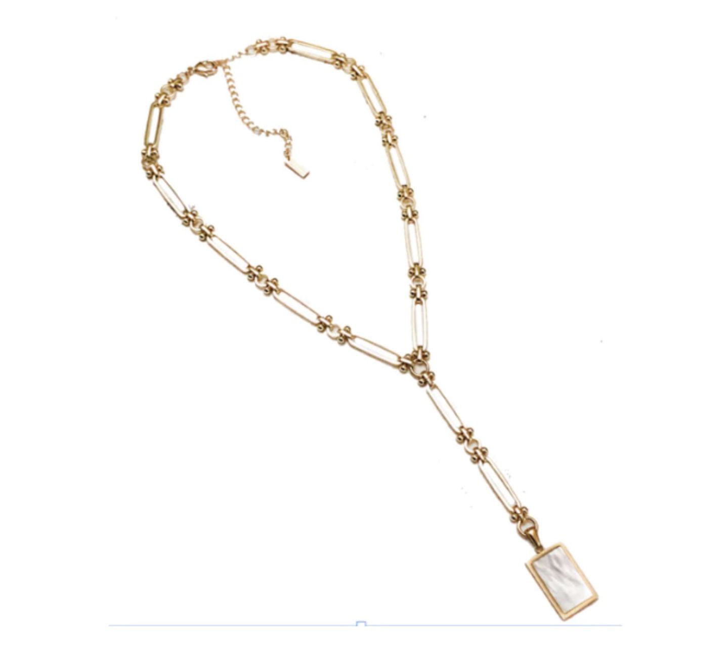 Adriana Pappas Designs White Luna Lariat