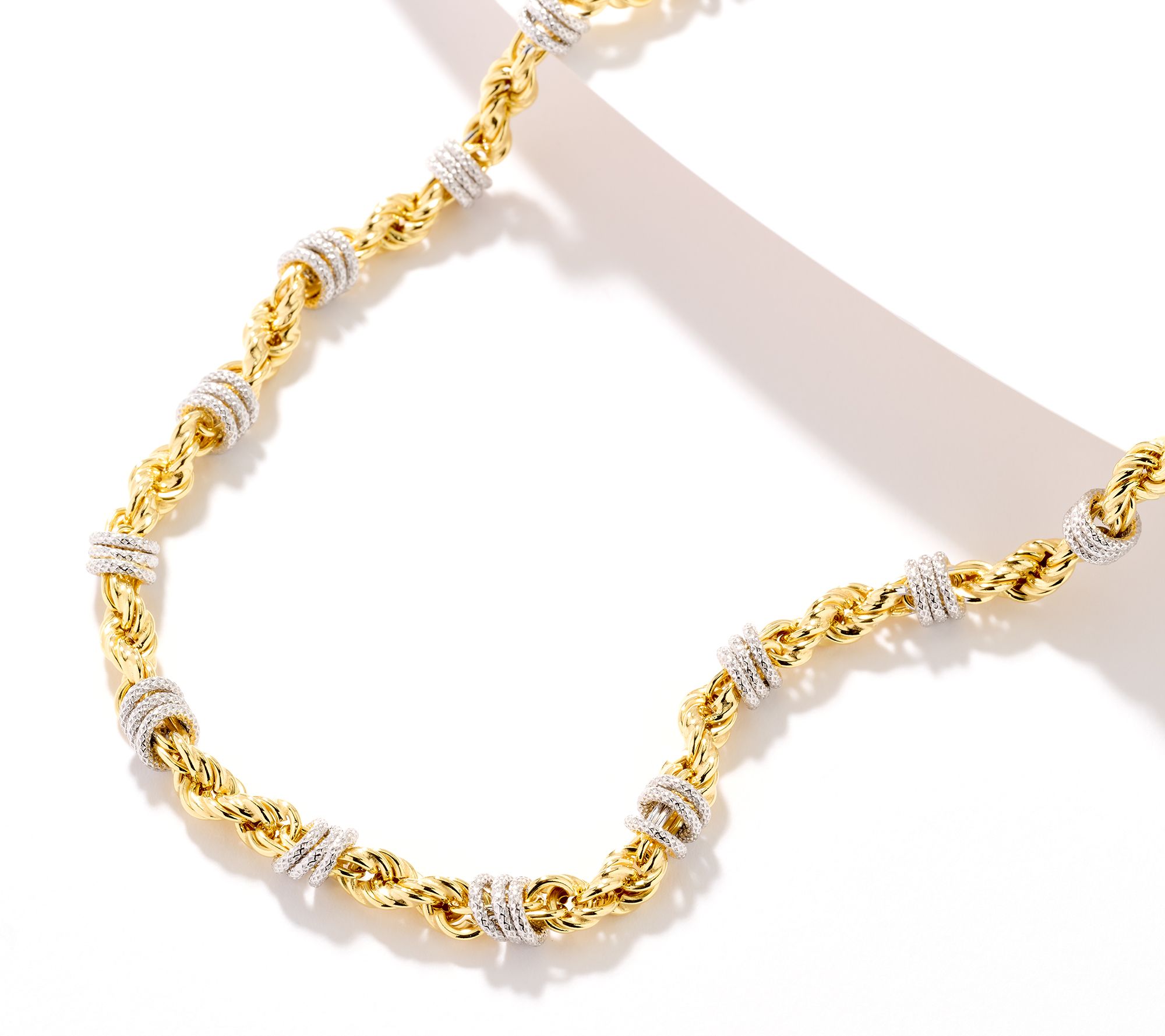 "As Is" David Markstein Sterling Silver Diamond Cut 18" Necklace