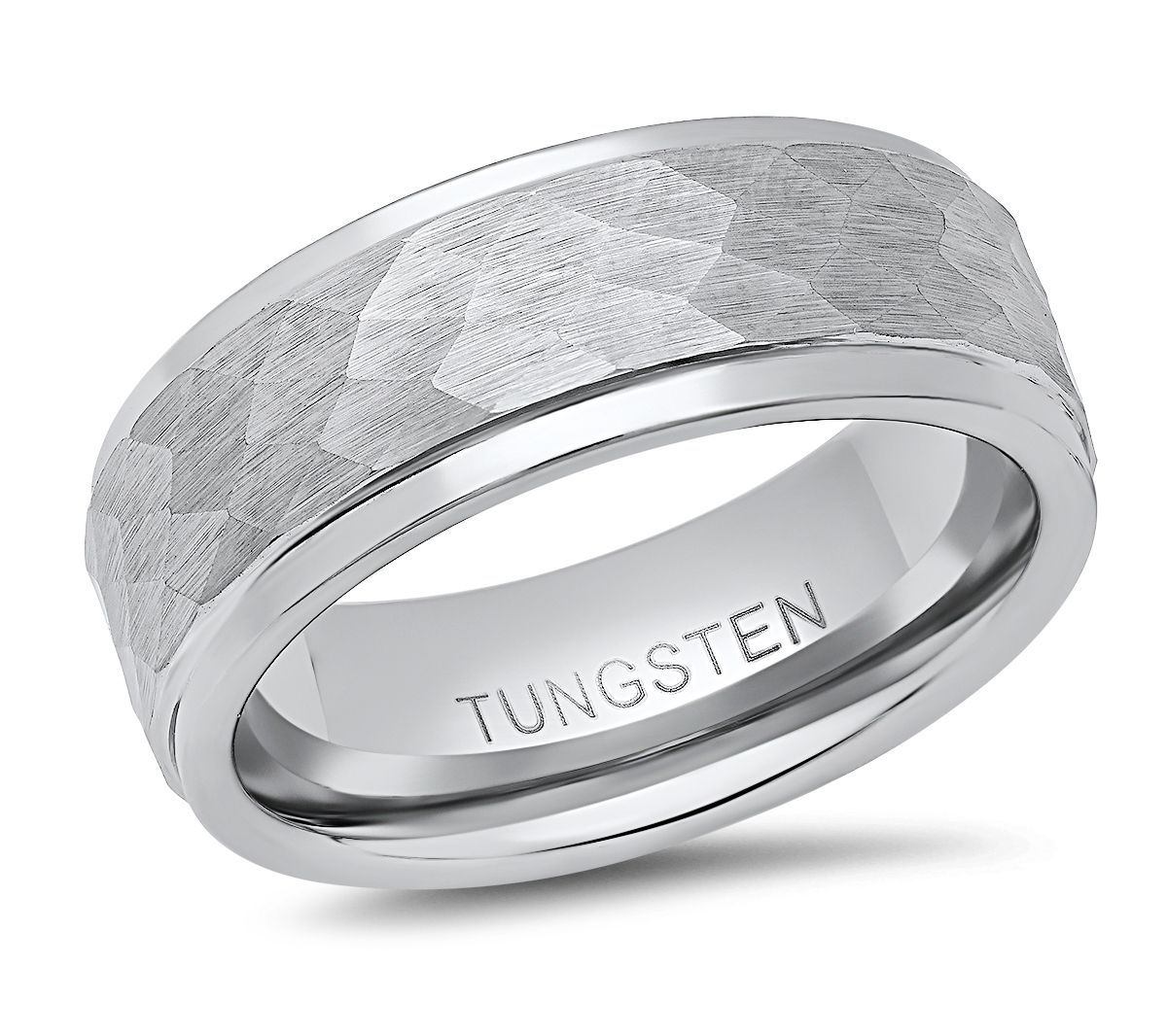 Steel By Design Men's Tungsten Prism Band Ring