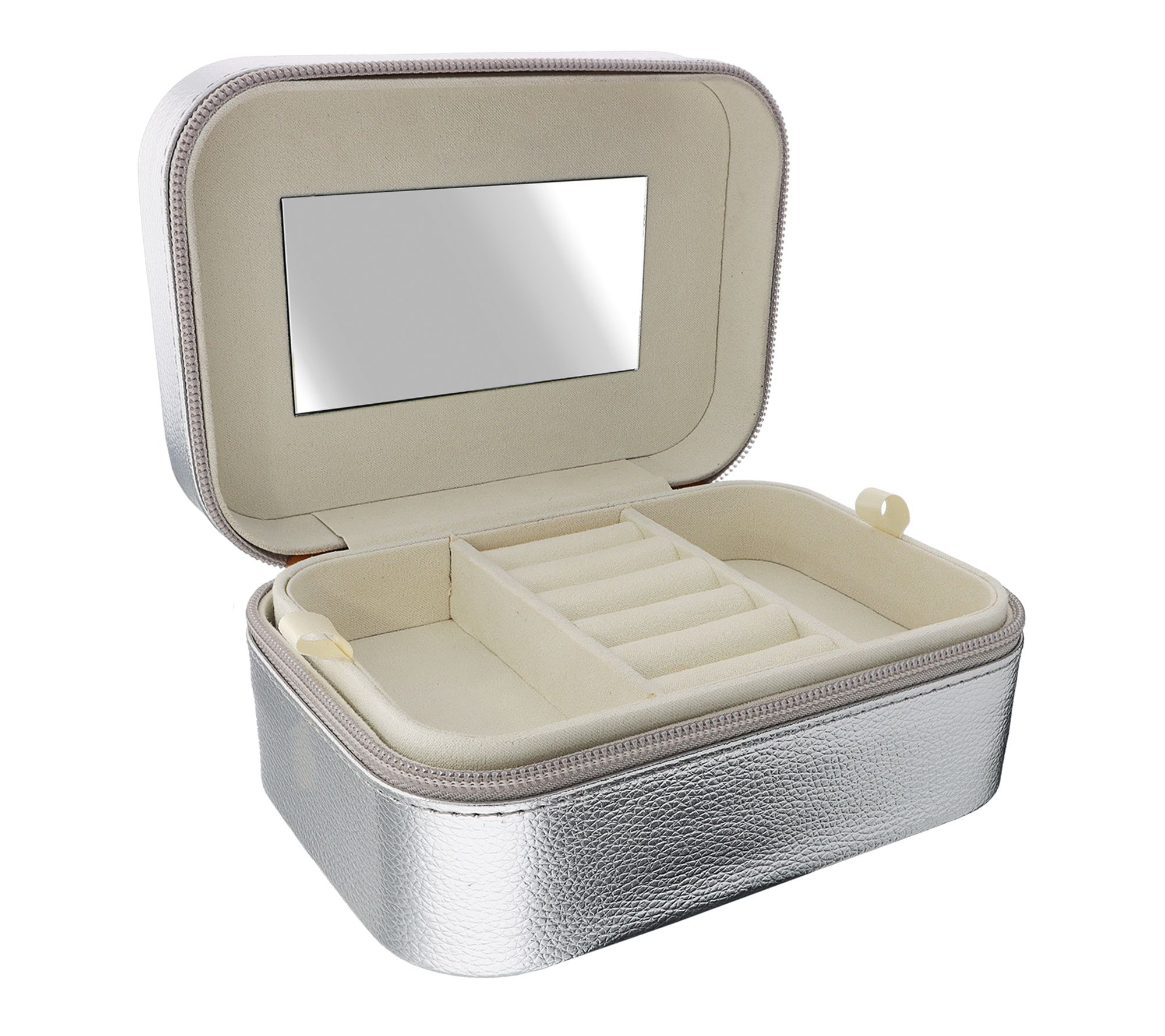  Medium Multi-Level Jewelry Case w/ Mirror