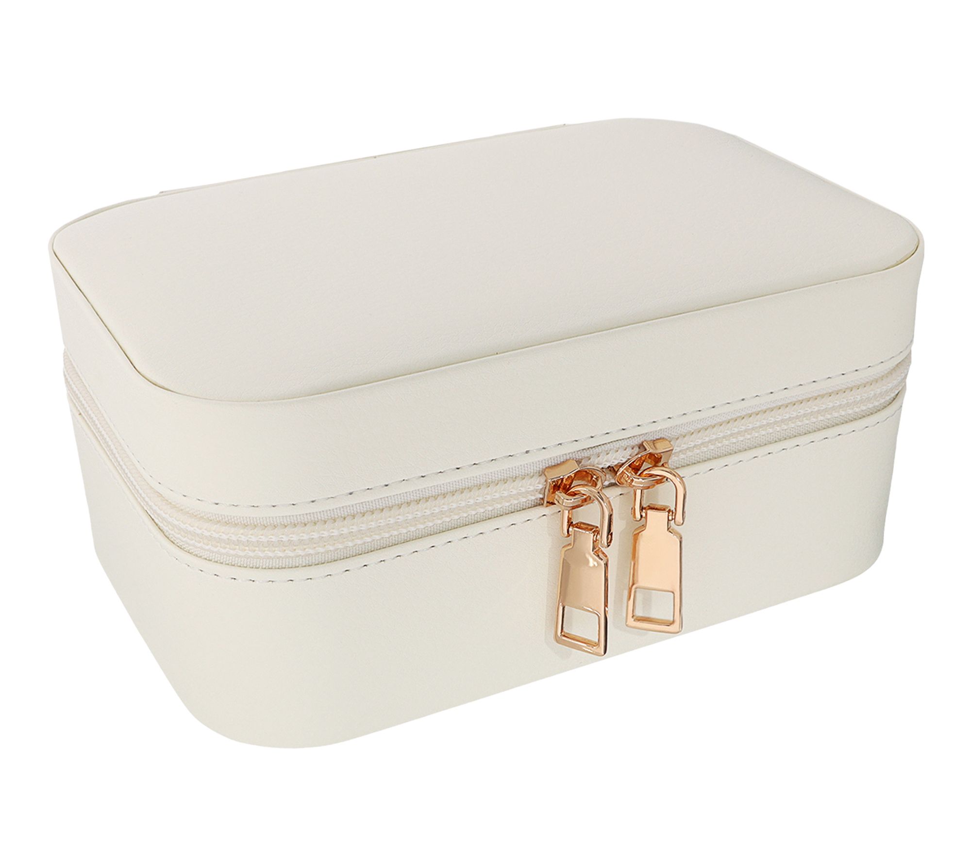 Medium Multi-Level Jewelry Case w/ Mirror