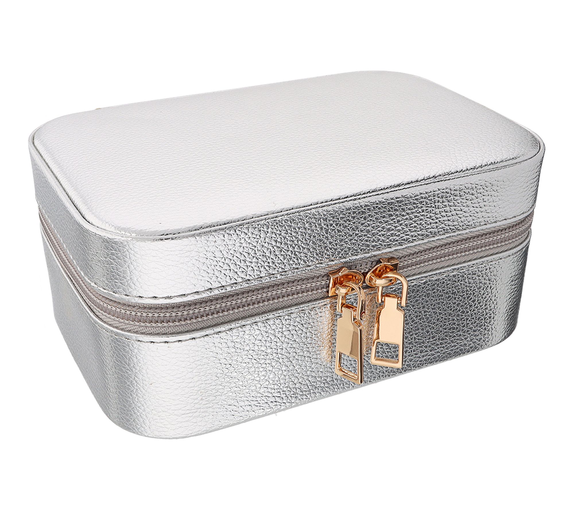 Medium Multi-Level Jewelry Case w/ Mirror