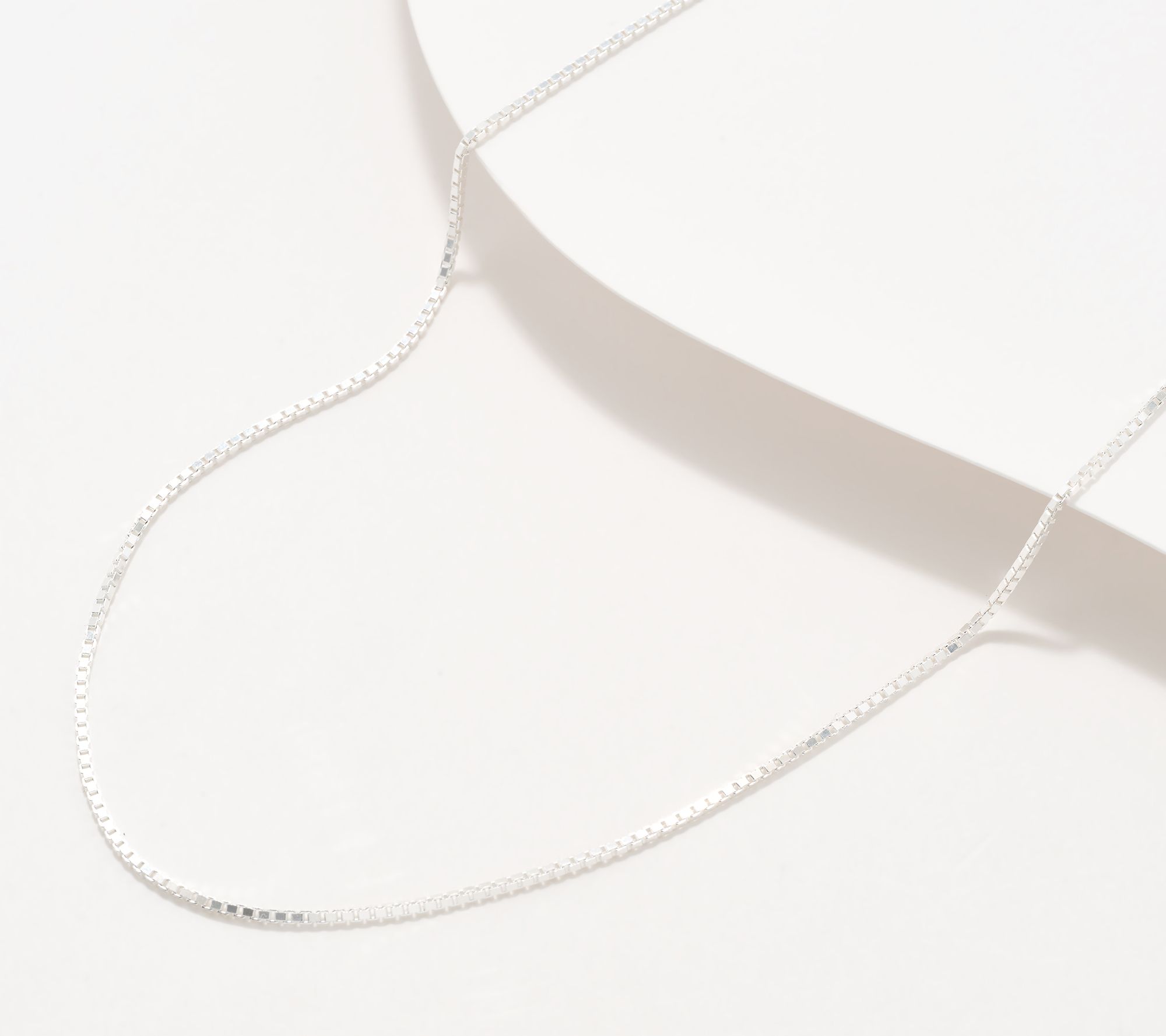 "As Is" UltraFine 950 Silver Box Chain 24" Necklace