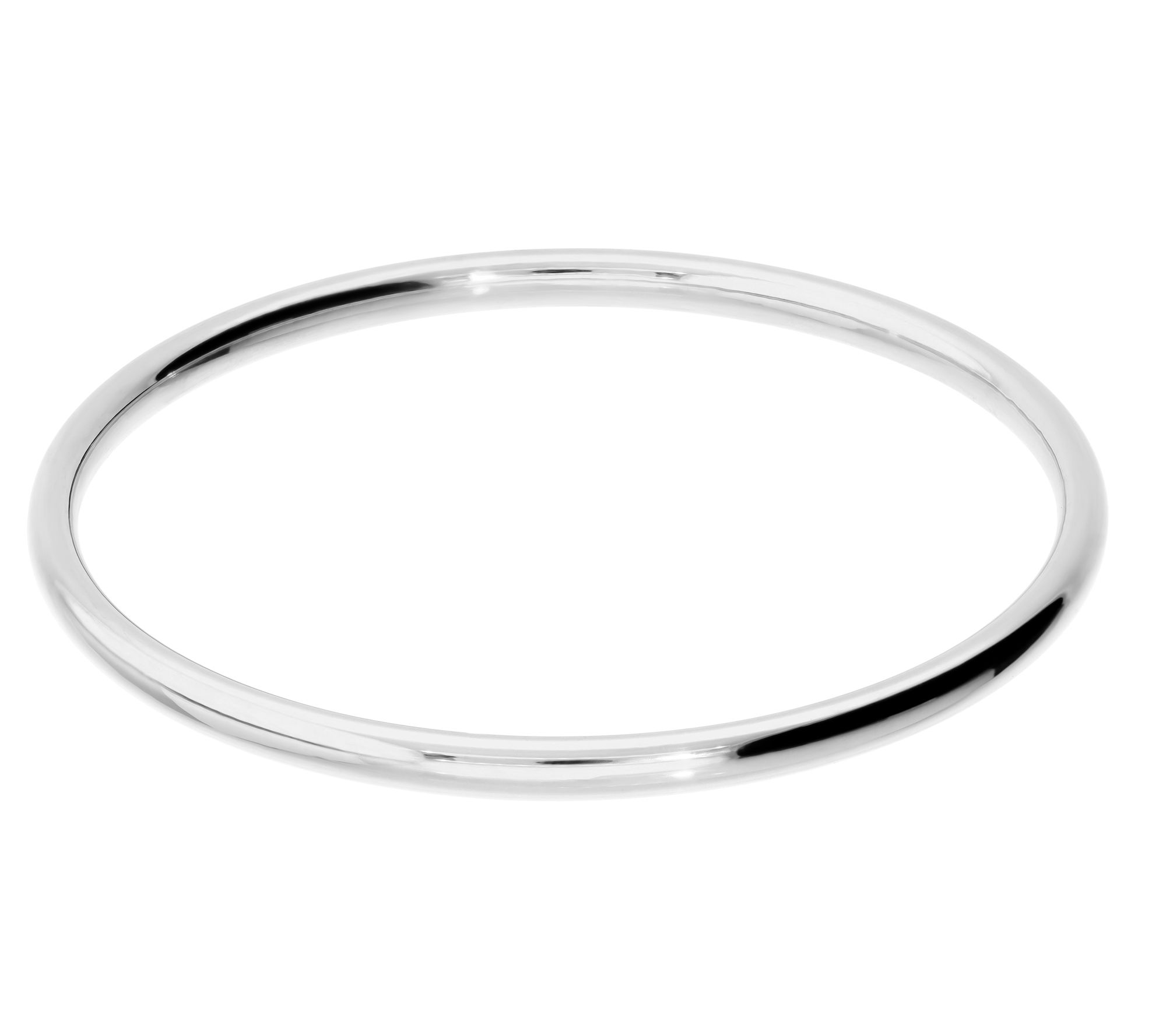 BellaOro Oval Slip-On Bangle, 14K Gold Over Resin