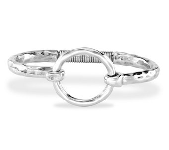 Steel by Design Open Circle Bangle - J368544
