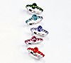 Generation Gems Exotic Oval Cut 7-Stone Ring Sterling Silver, 5 of 7