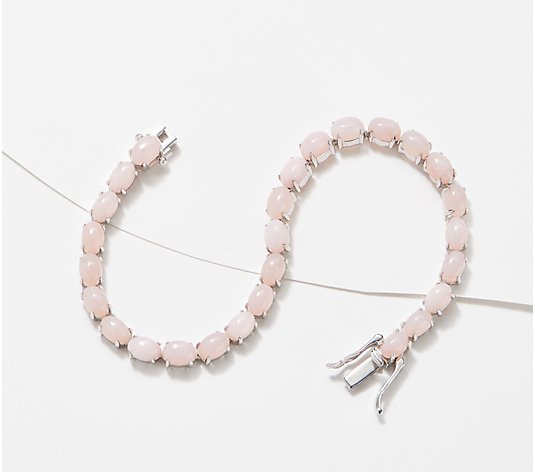 Affinity Gems Pink Opal Bracelet, Sterling Silver