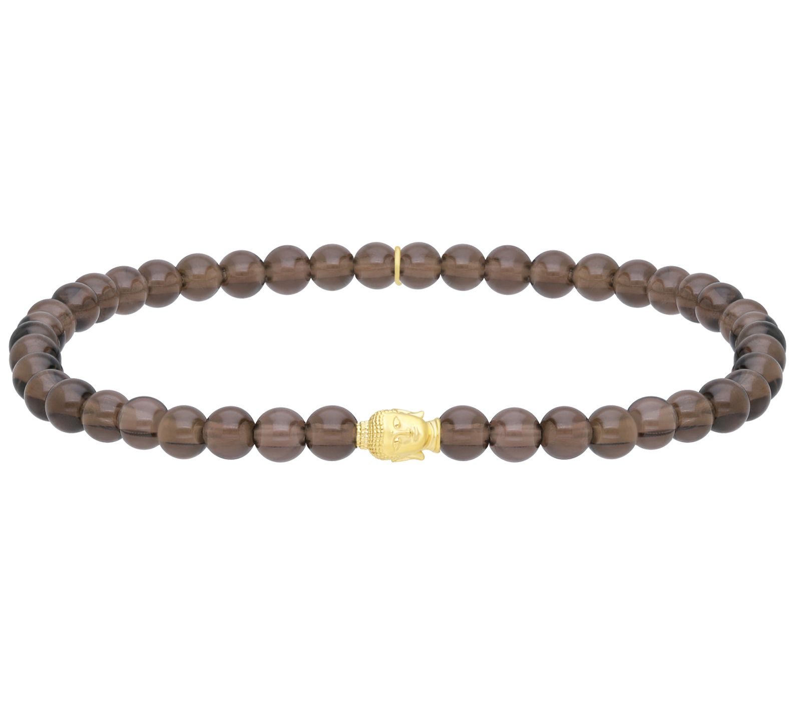 Elyse Ryan 14K Gold Clad Gemstone Bead Namaste racelet