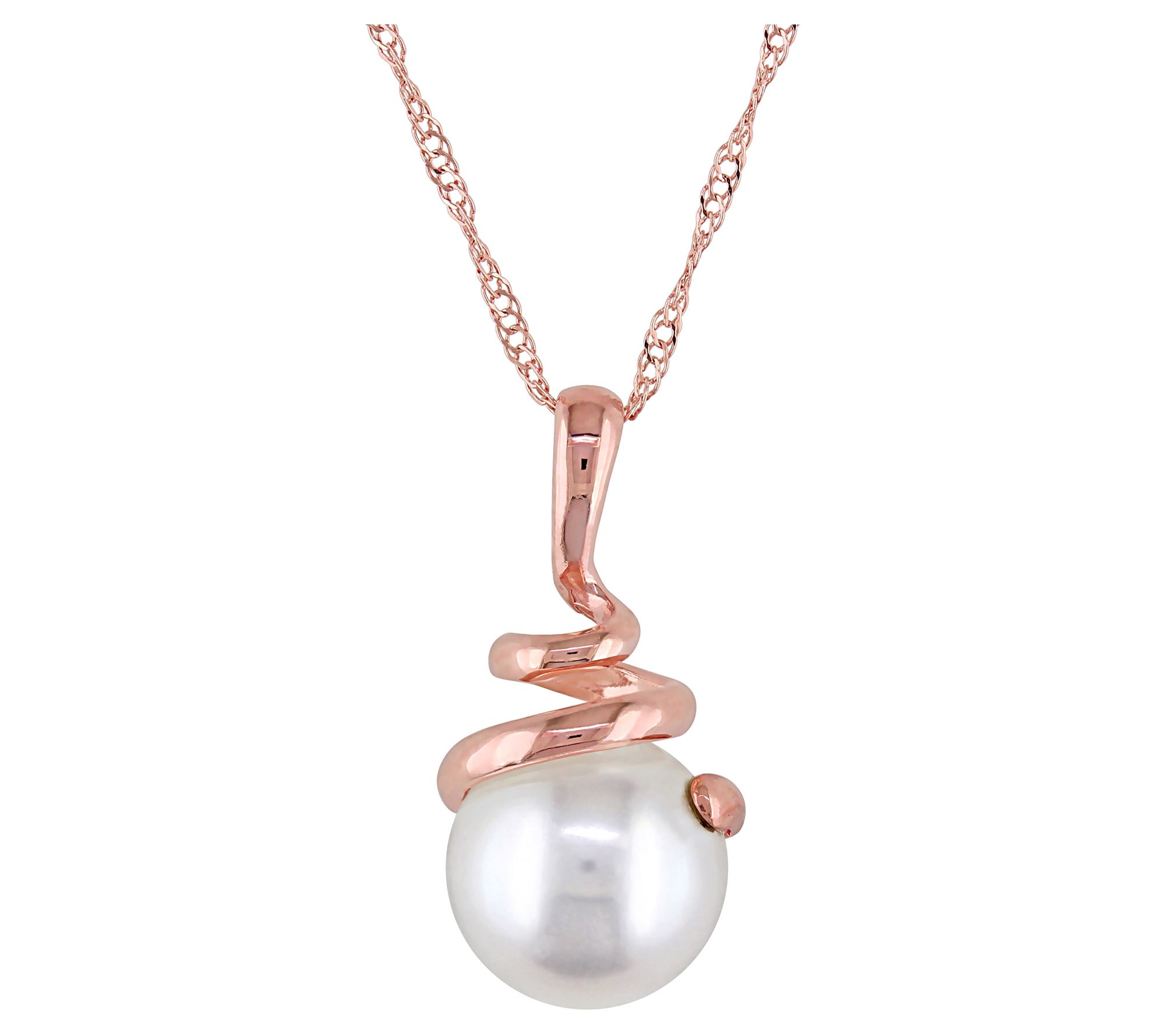 Qvc rose gold on sale necklace