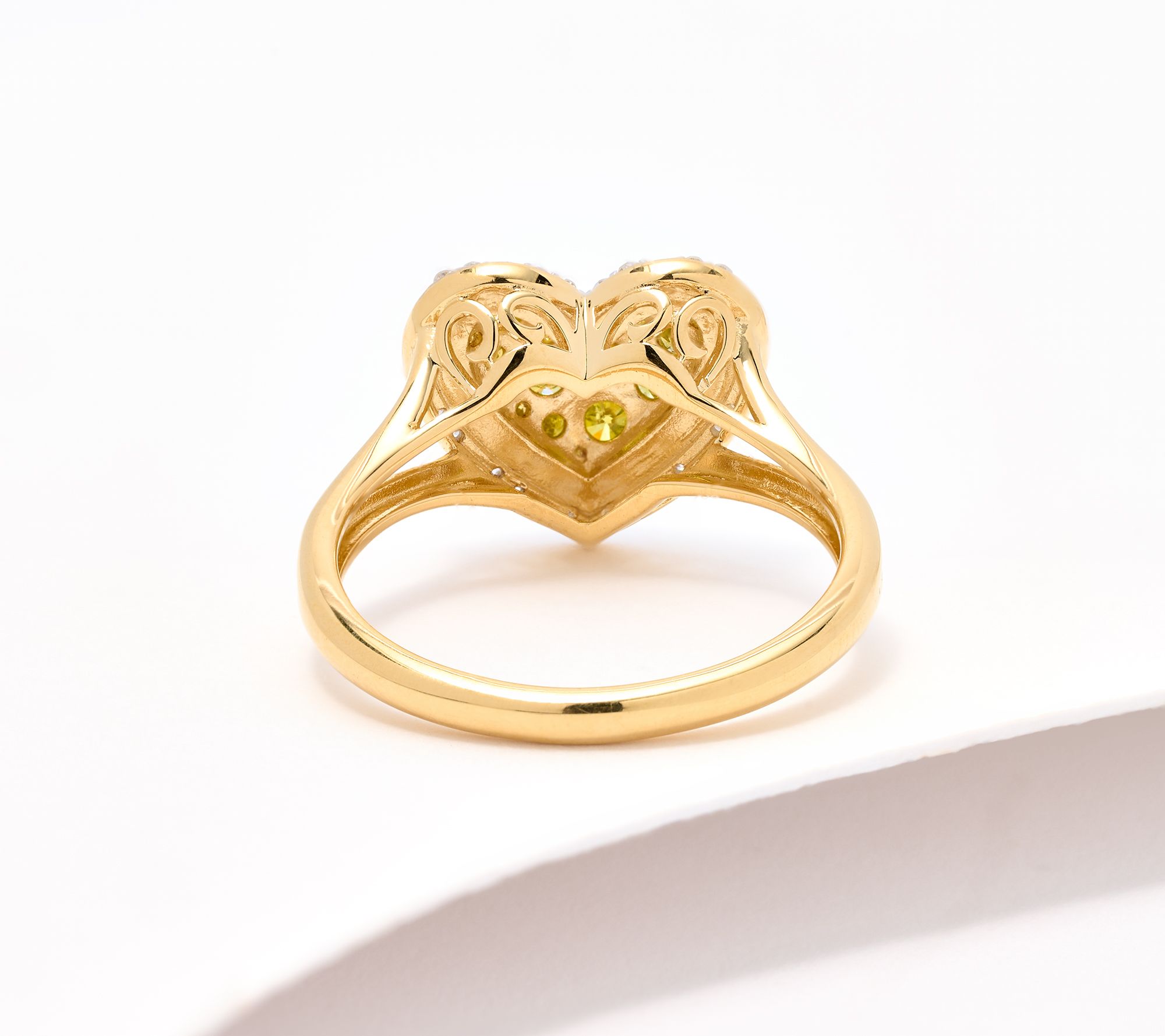 Qvc heart ring discount