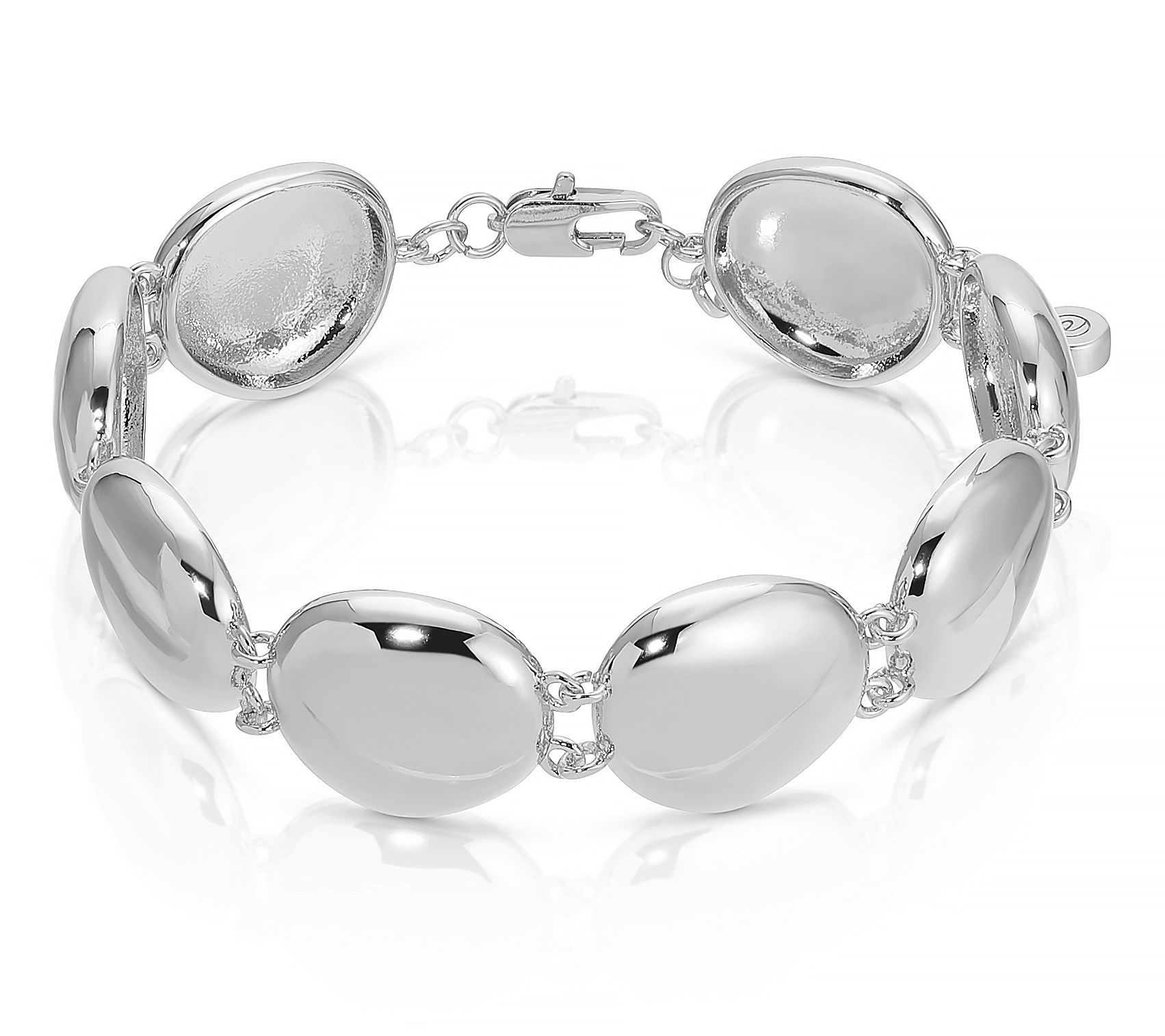 Ettika Polished Pebble Link Bracelet