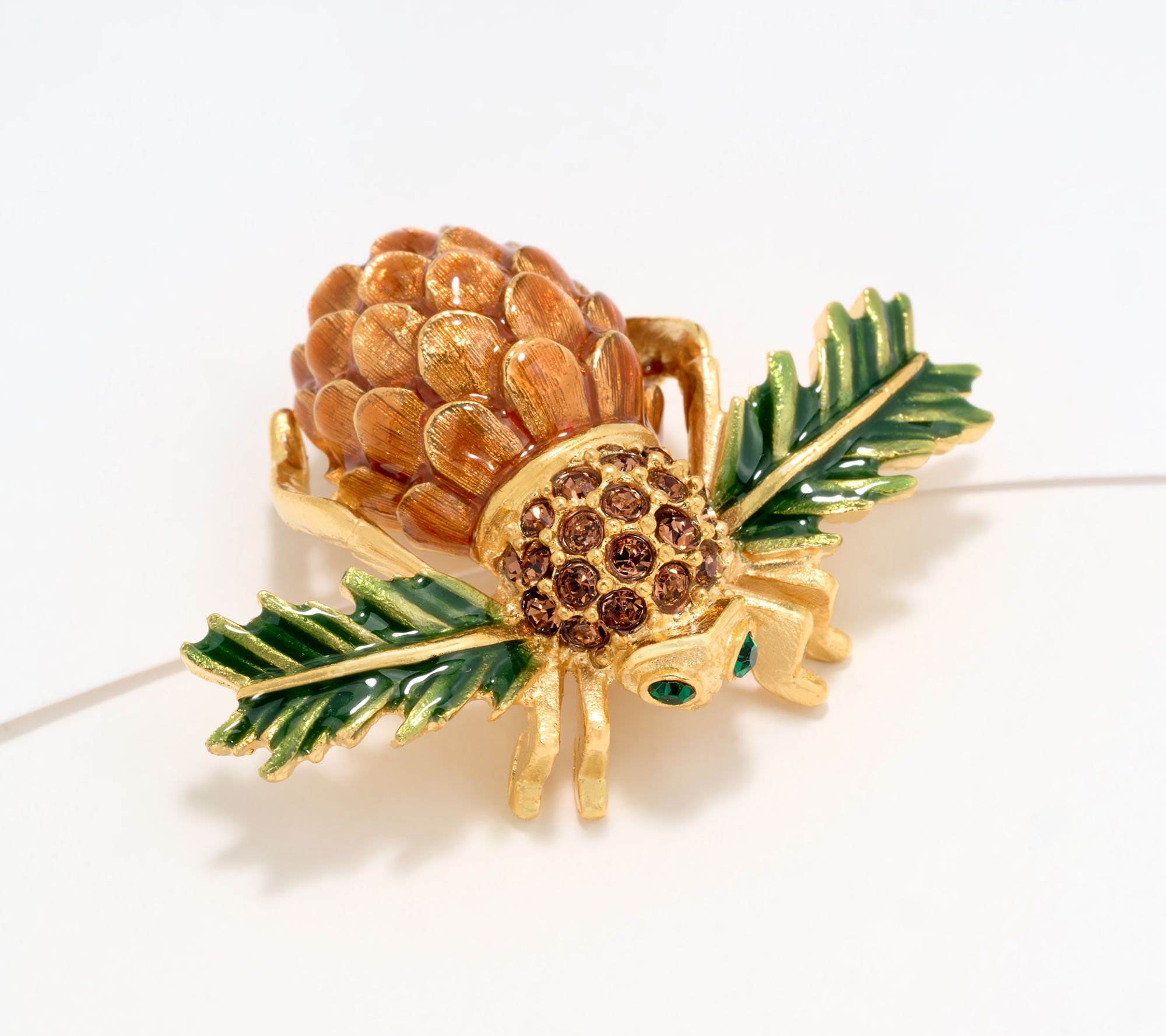 Joan Rivers Pinecone Bee Pin