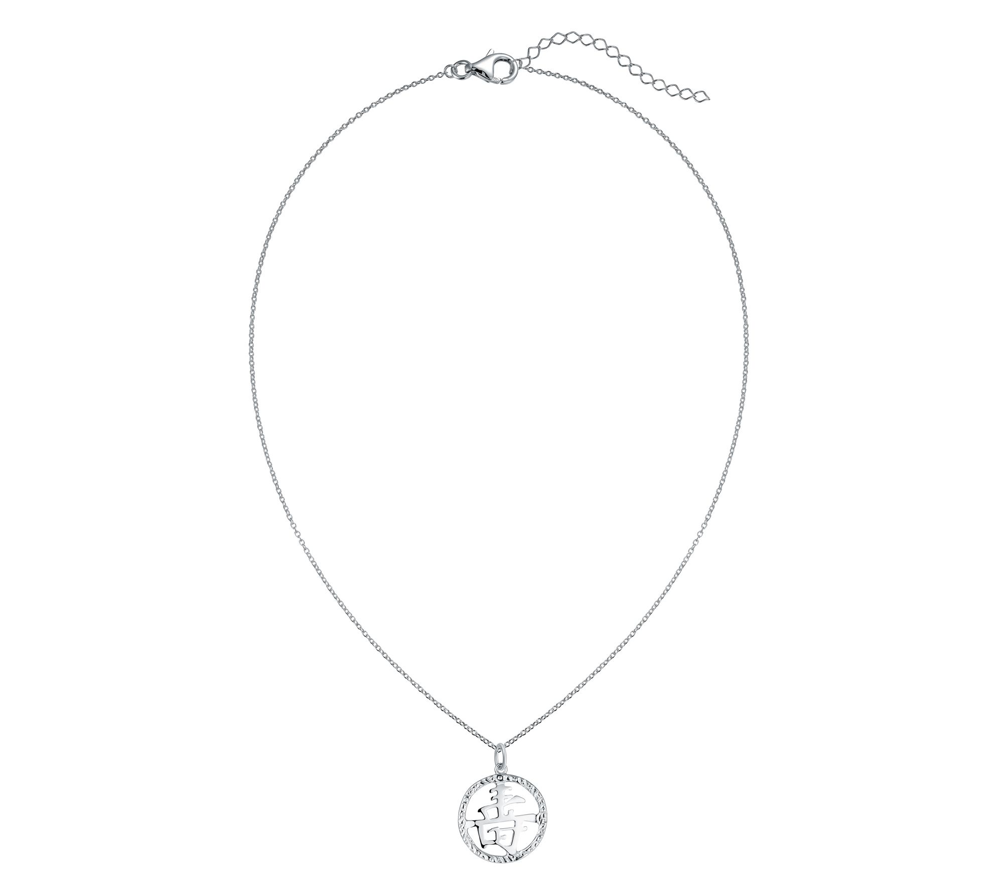 GLASSHUNGER NECKLACE ジャーマンシルバー(洋白) Silver Style Chinese 
