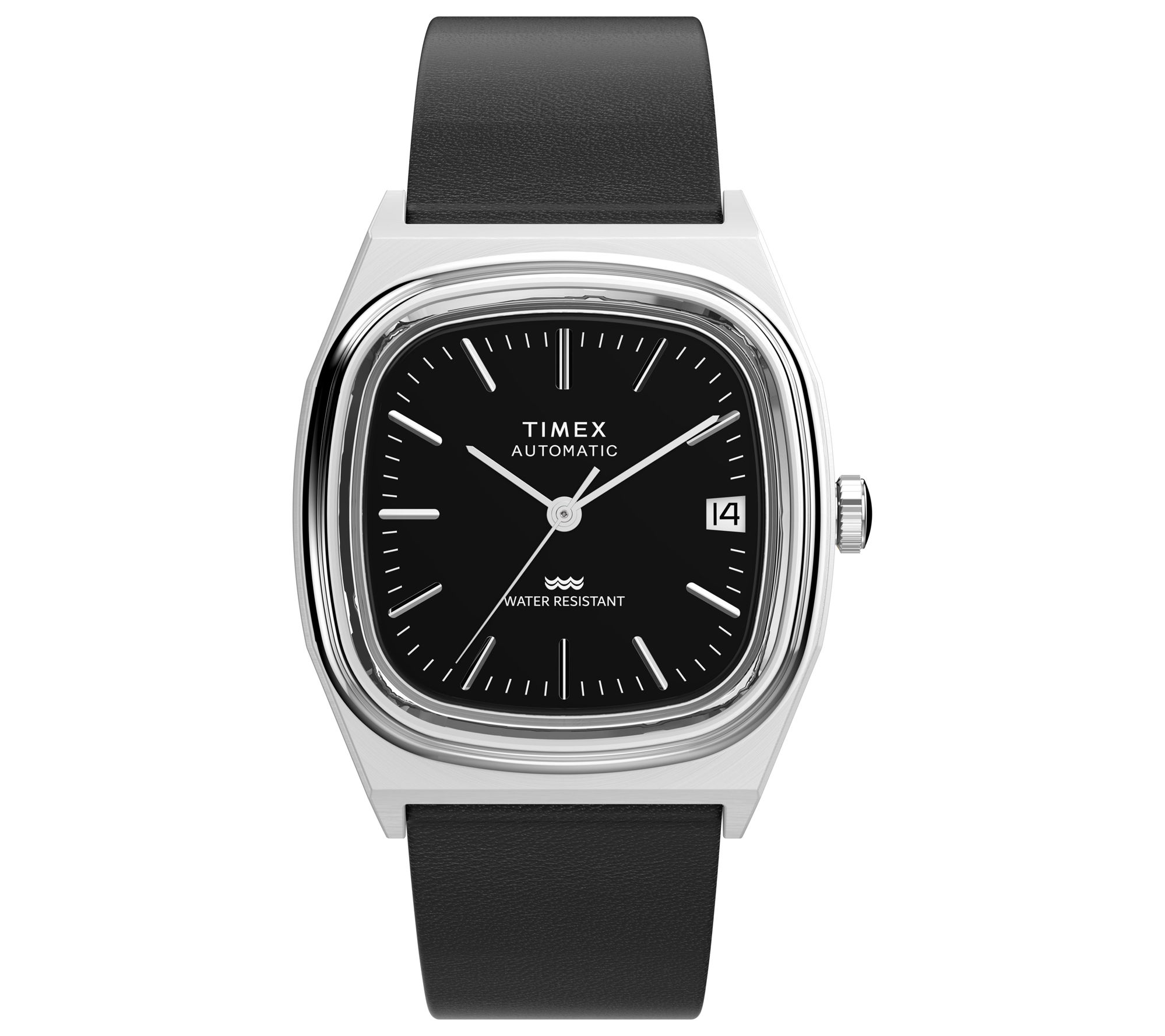 Timex x Kevin O'Leary 1983 Black Leather Strap Automatic Watch