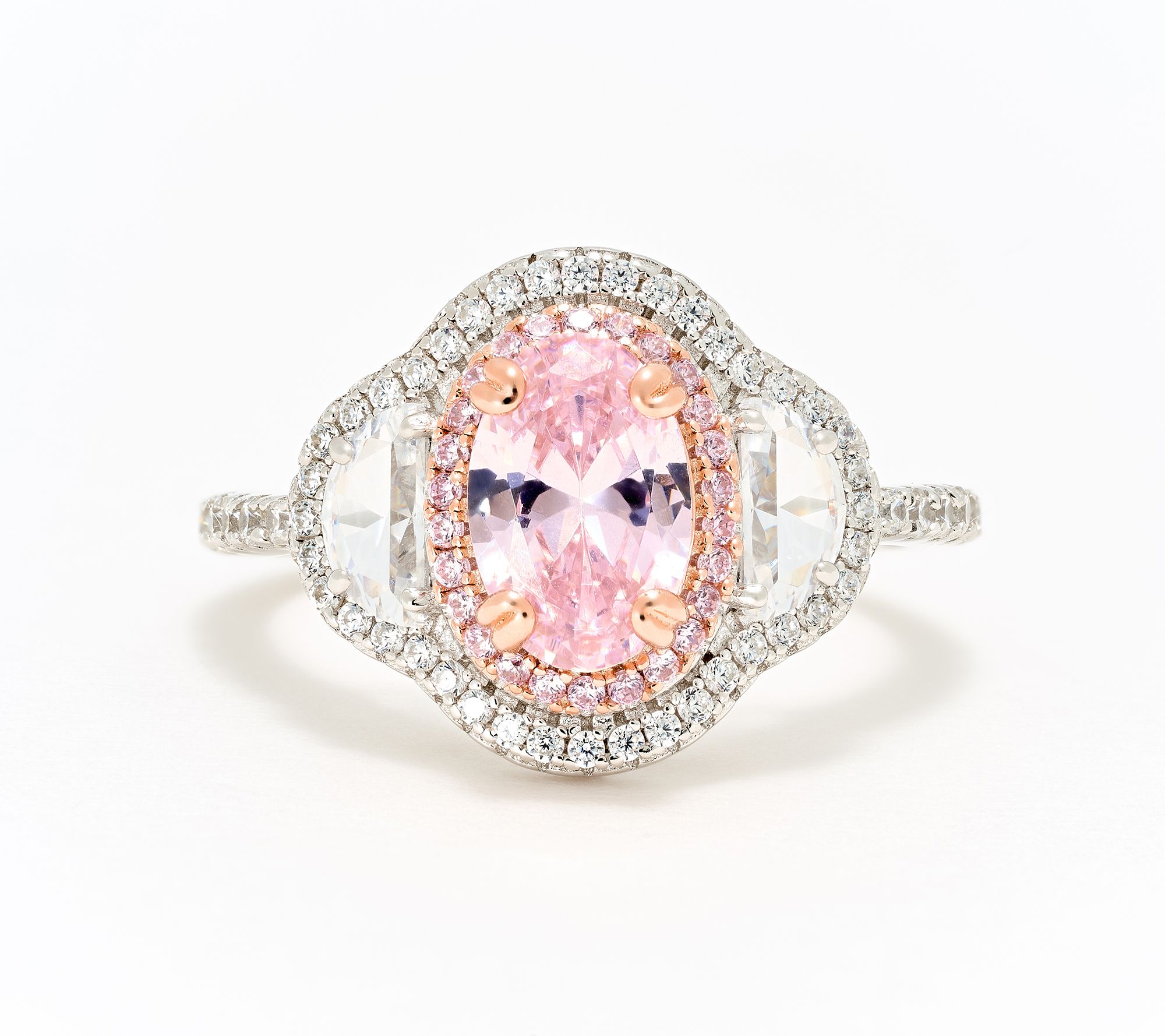 Kathy Hilton x Anna Zuckerman Bella Blush Ring, Sterling Silver