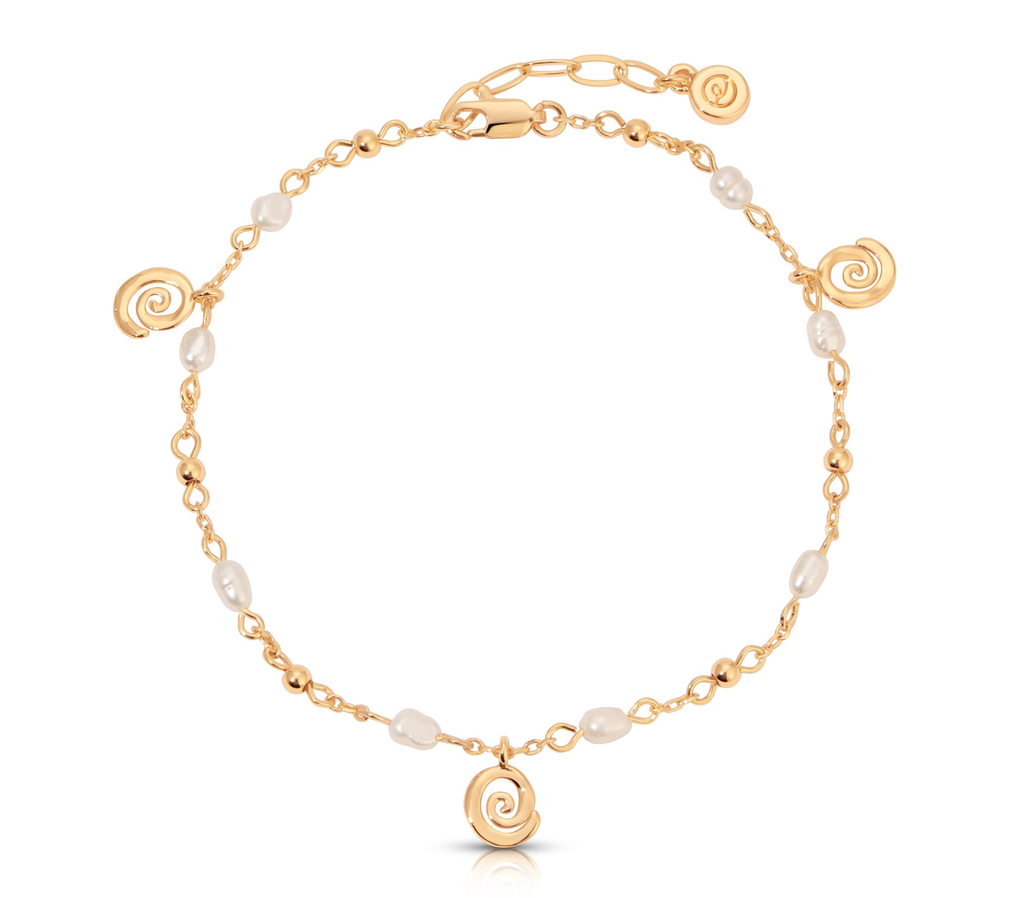 Ettika Aura Swirl Ankle Bracelet